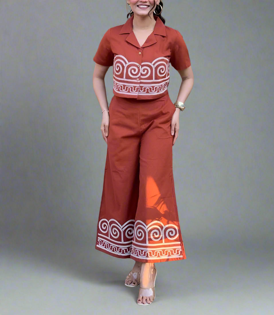 short shirt cord set