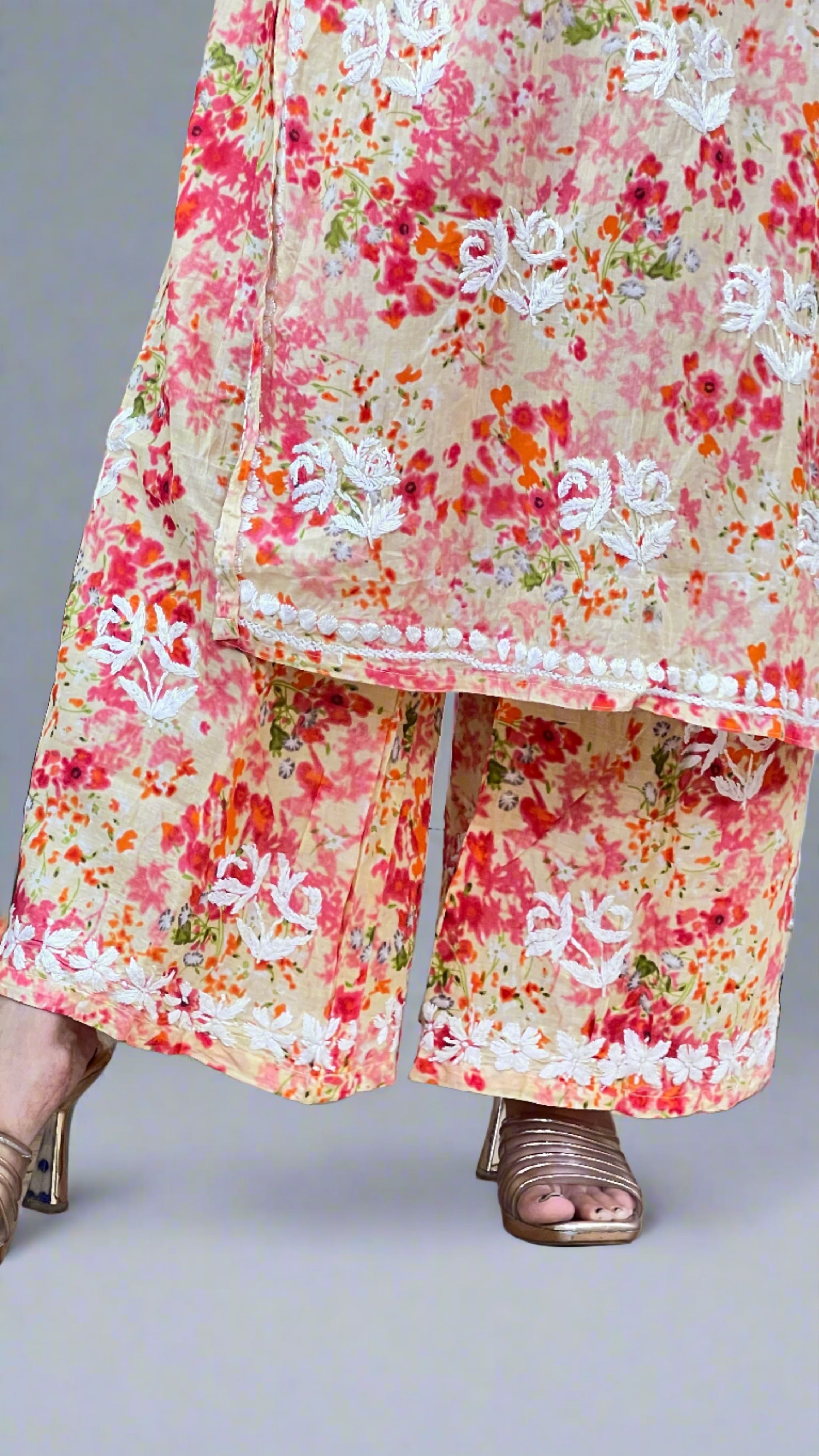 Lakhnavi mul cotton set