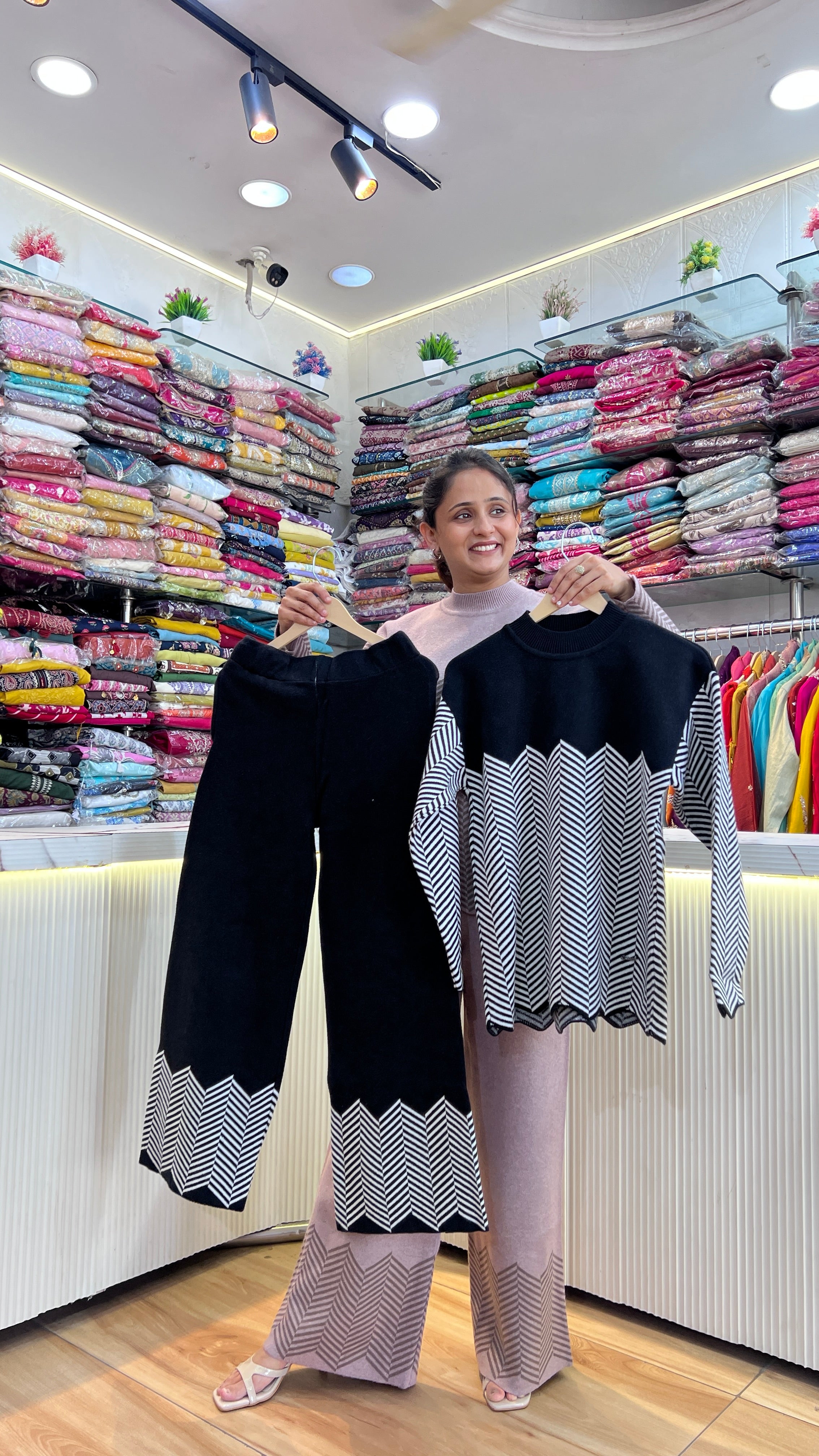Premium Knitted Wool Co-Ord Set ( rs lsn 667 )