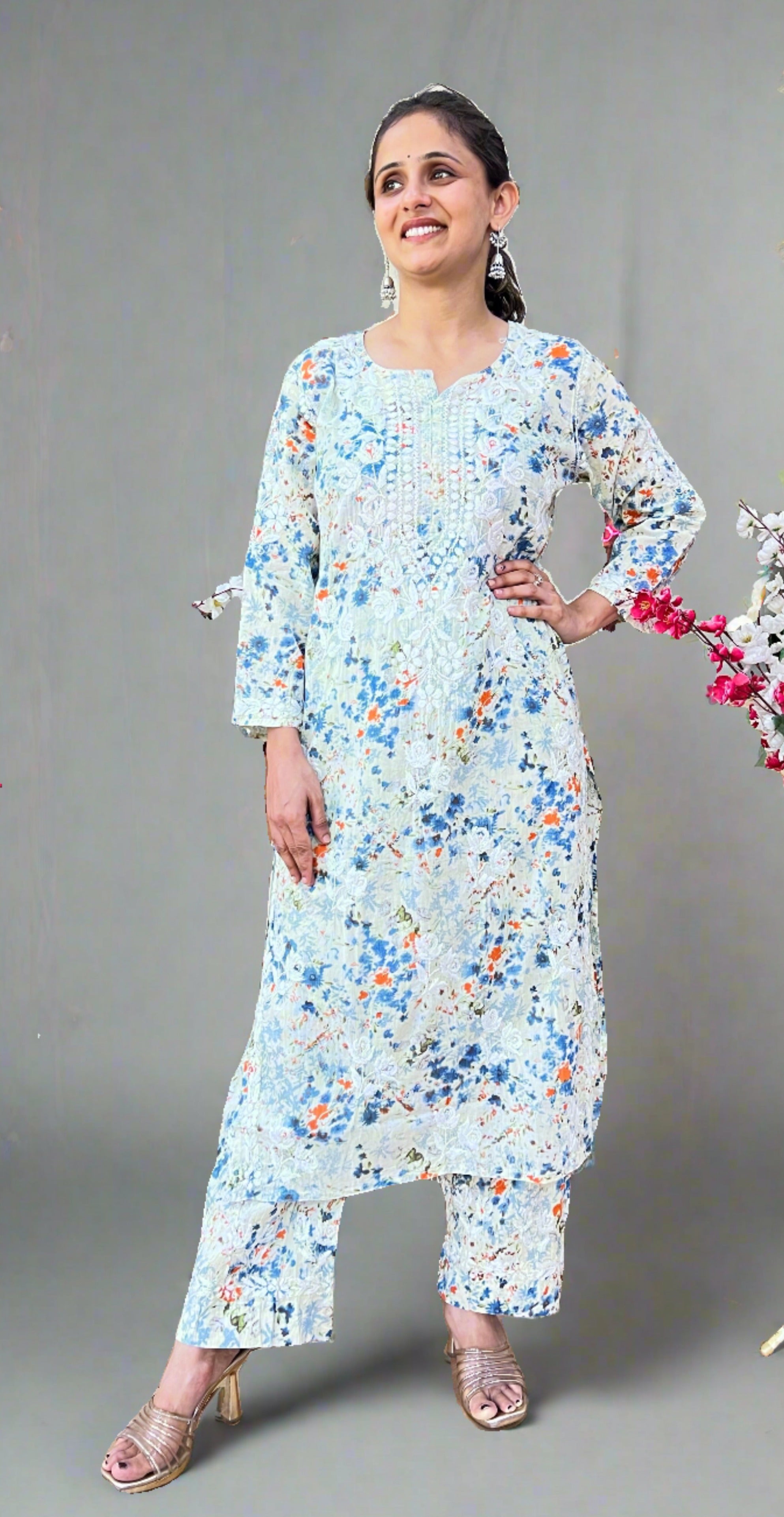 Lakhnavi mul cotton set