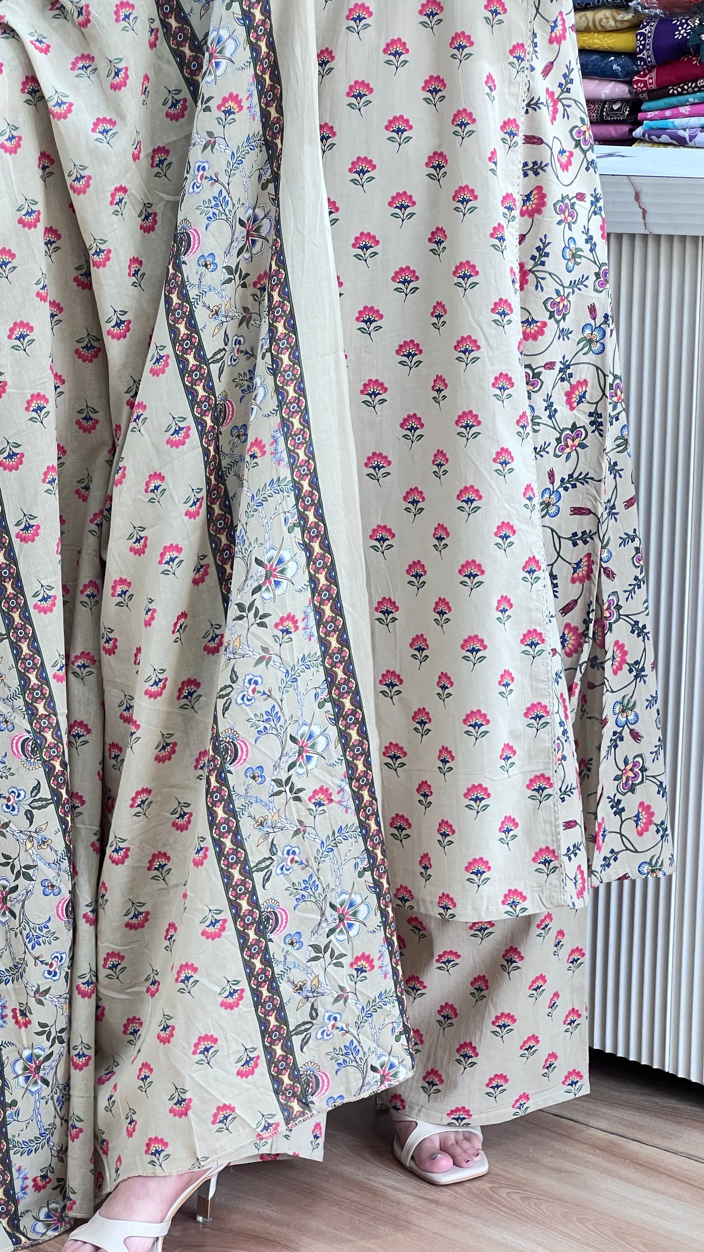 A-line premium cotton suit (gj 10467)