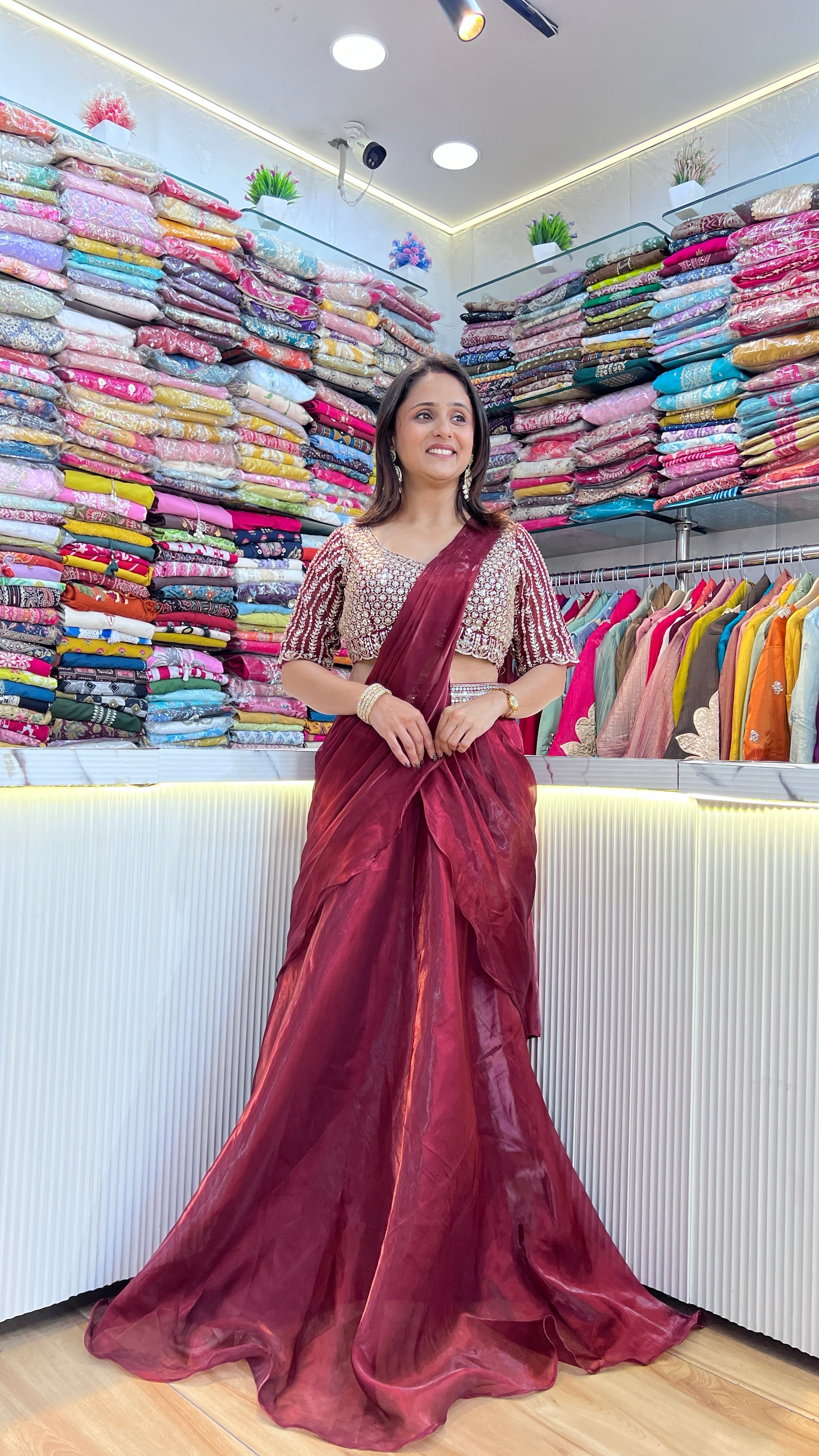 Designer blouse with lehenga ( sdw 2567 )