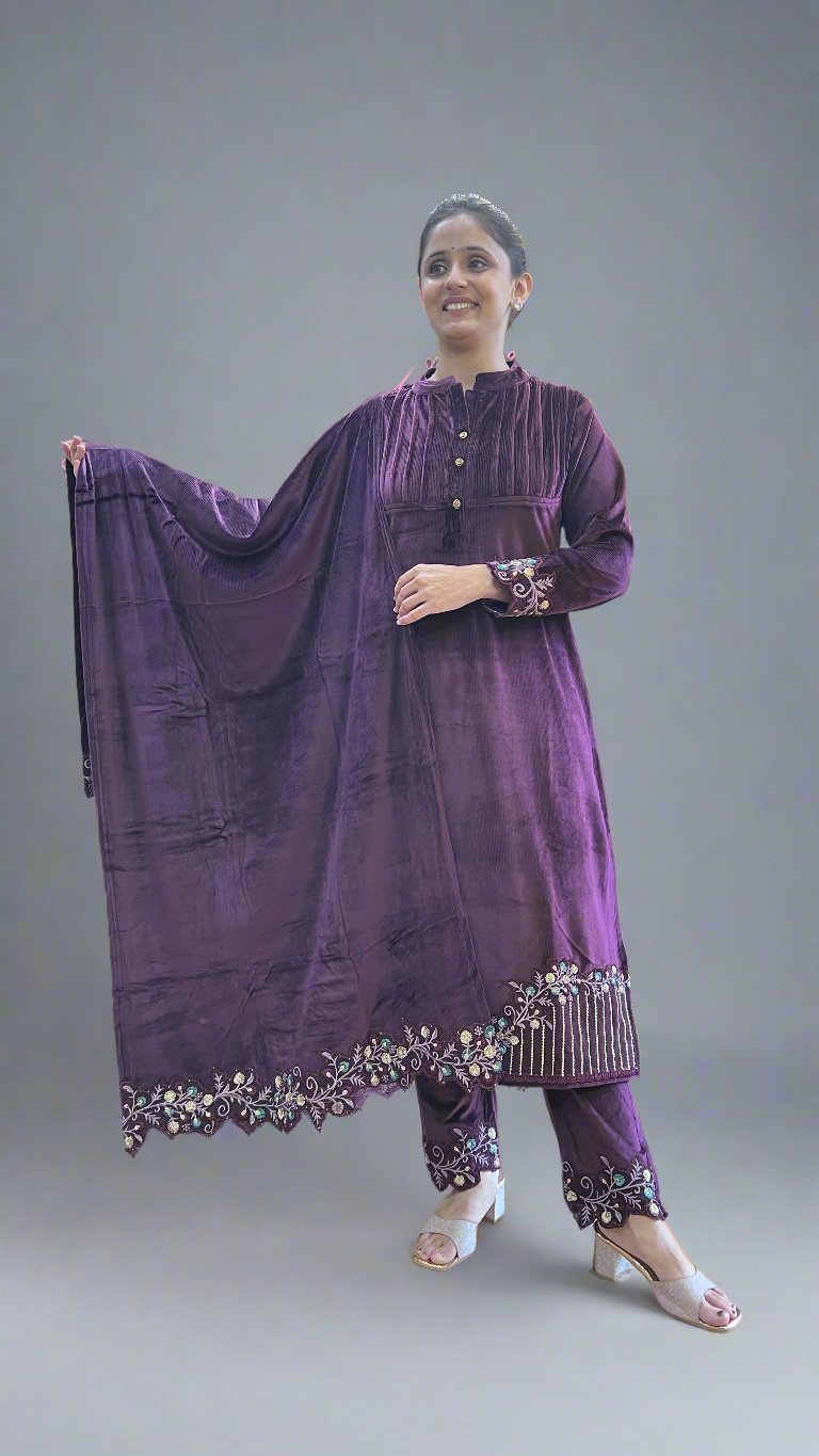 Annavya velvet suit