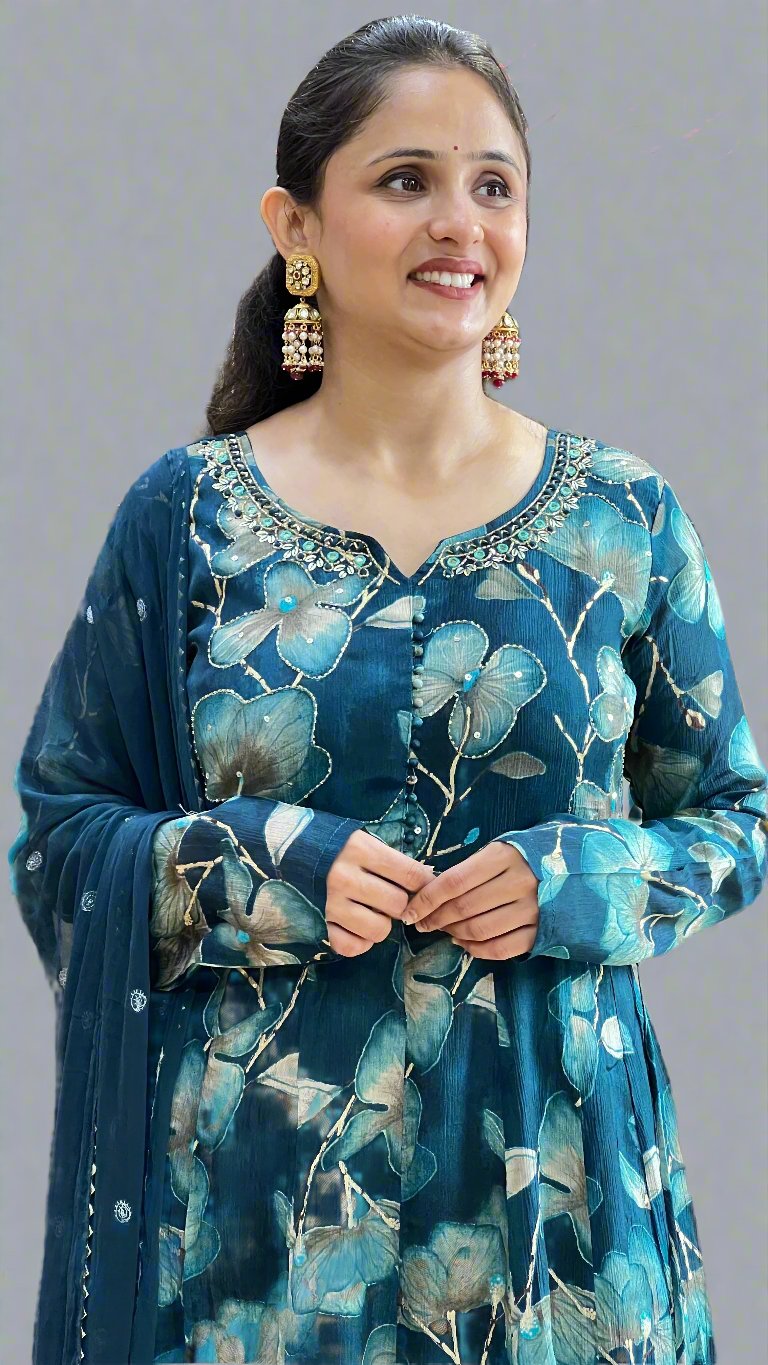 Chinon Anarkali suit