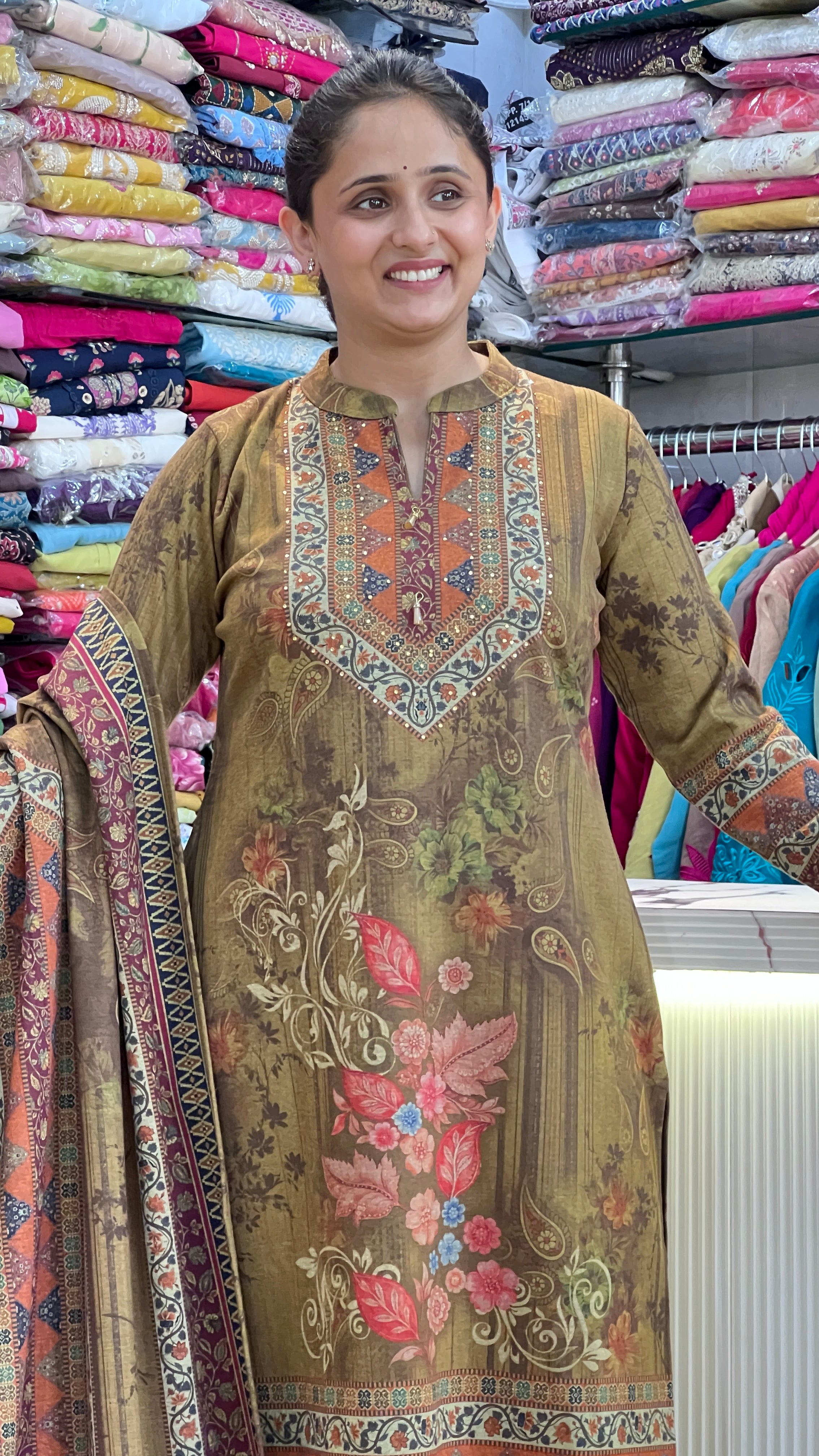 Premium Soft Wool Suit ( miss w 906 )