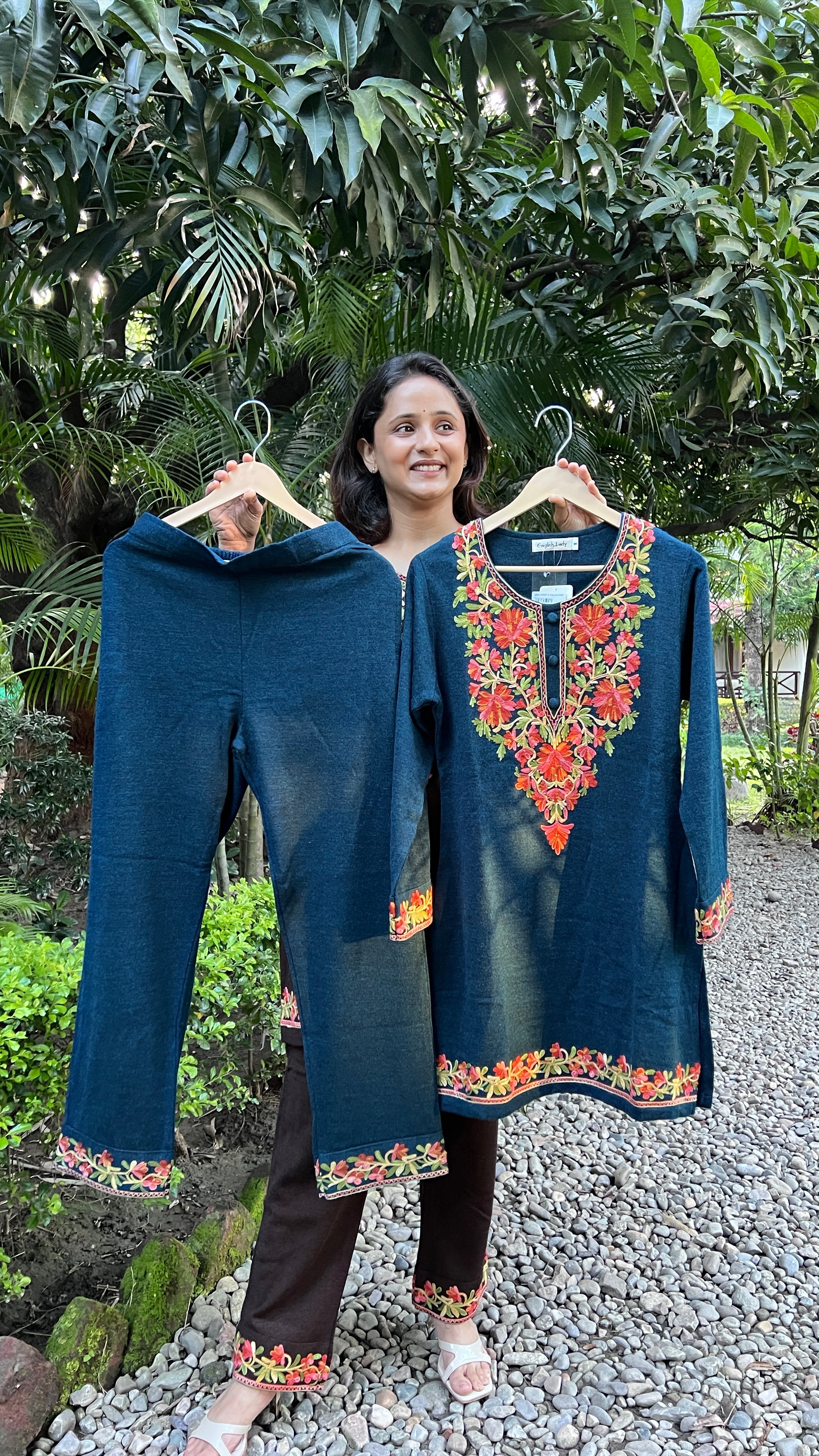 Daffodil Kashmiri Work Co-ord Set ( dc eng 167 )
