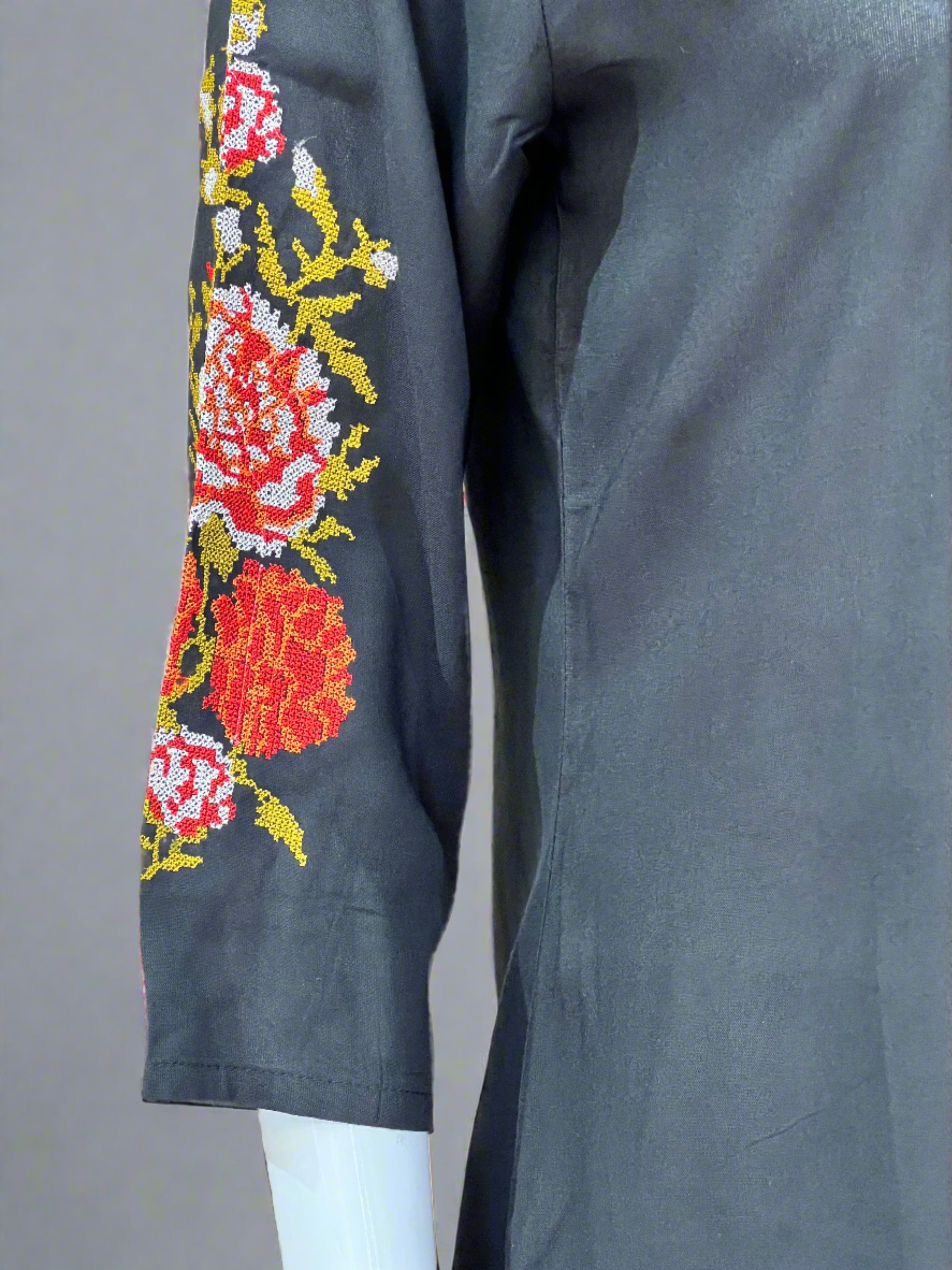 Ajnaha kulu work short kurta