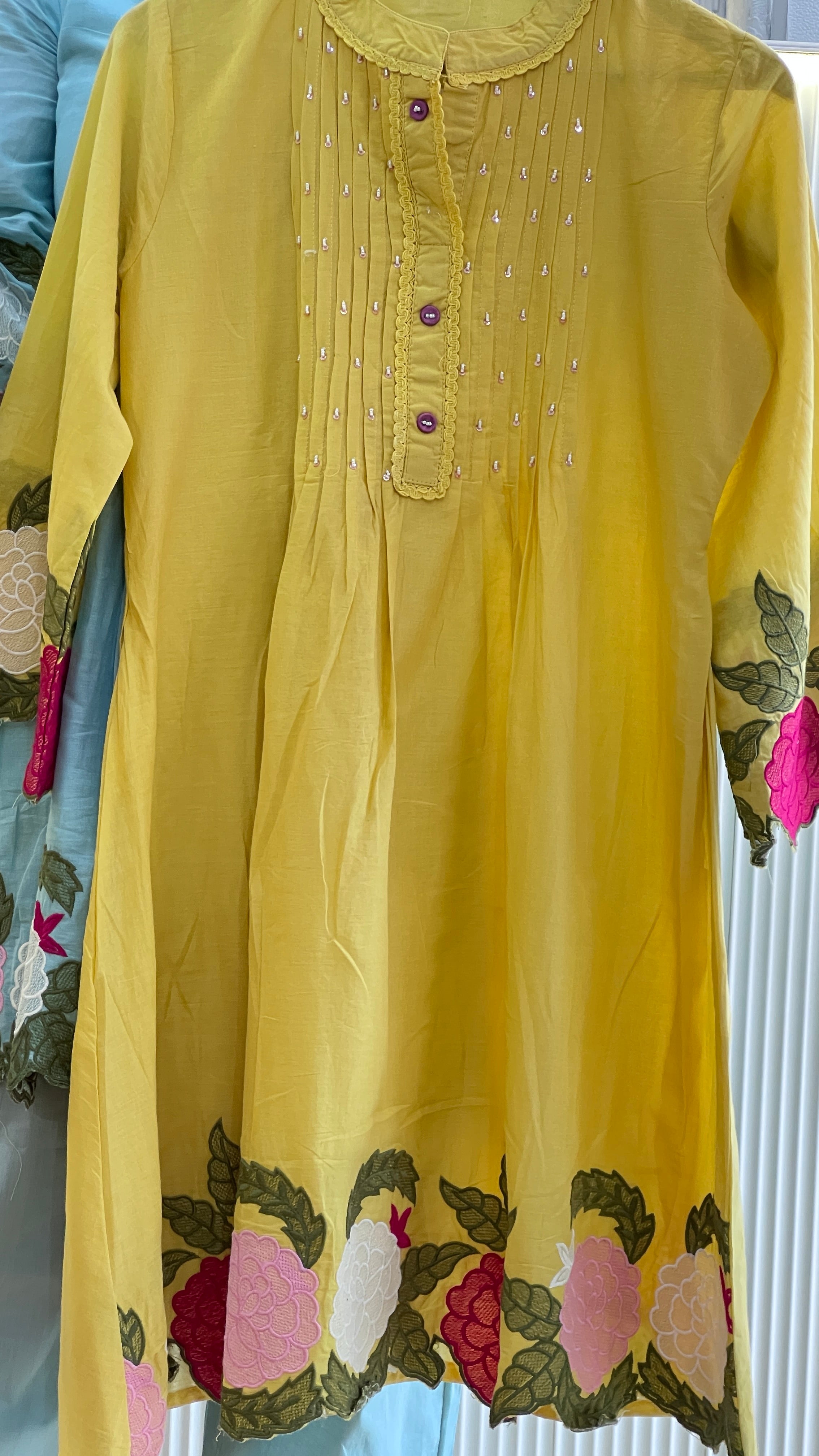 Mul cotton embroidered cord ( ym 62667 )