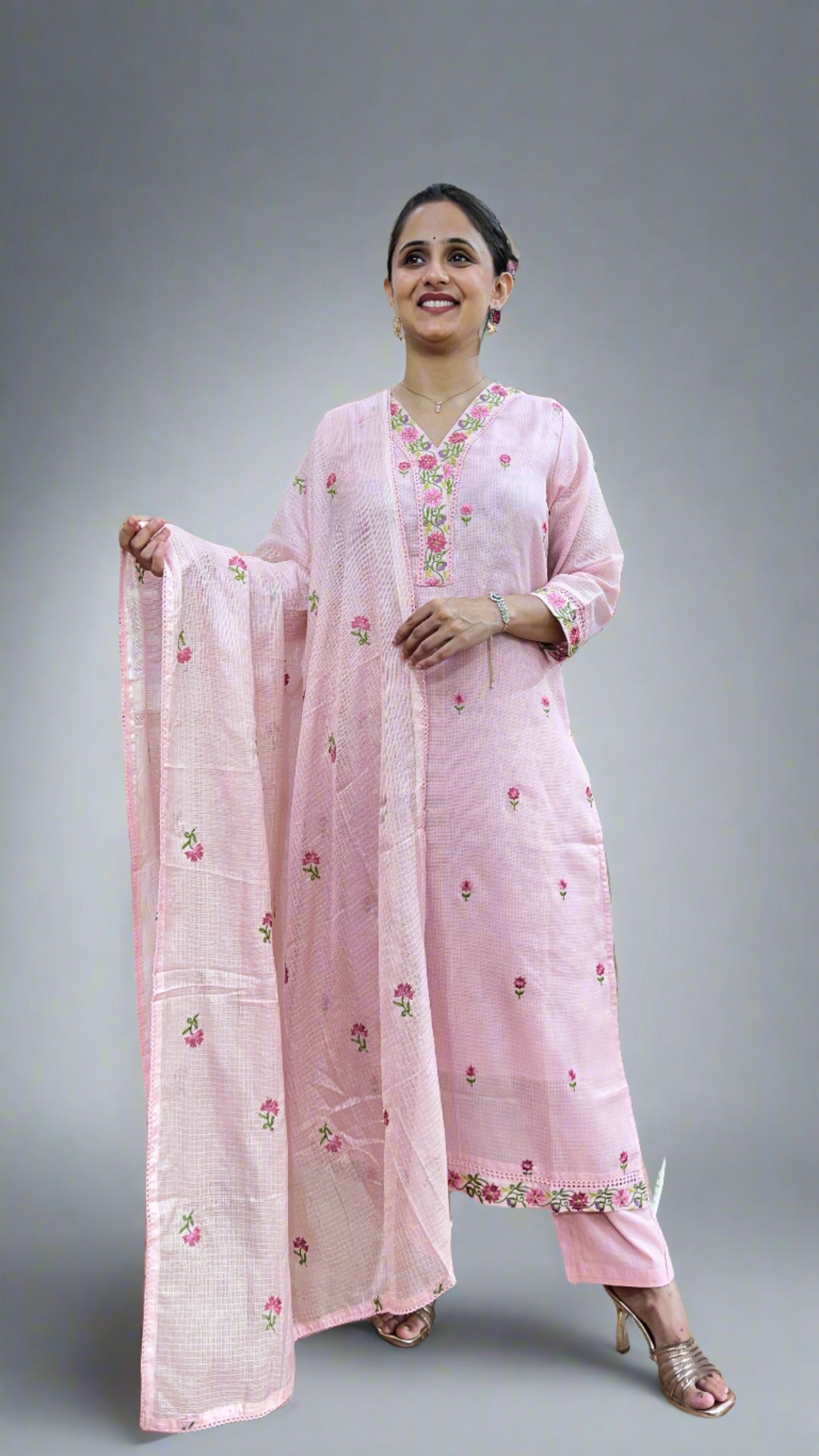 Kotta doria suit ( pure cotton )