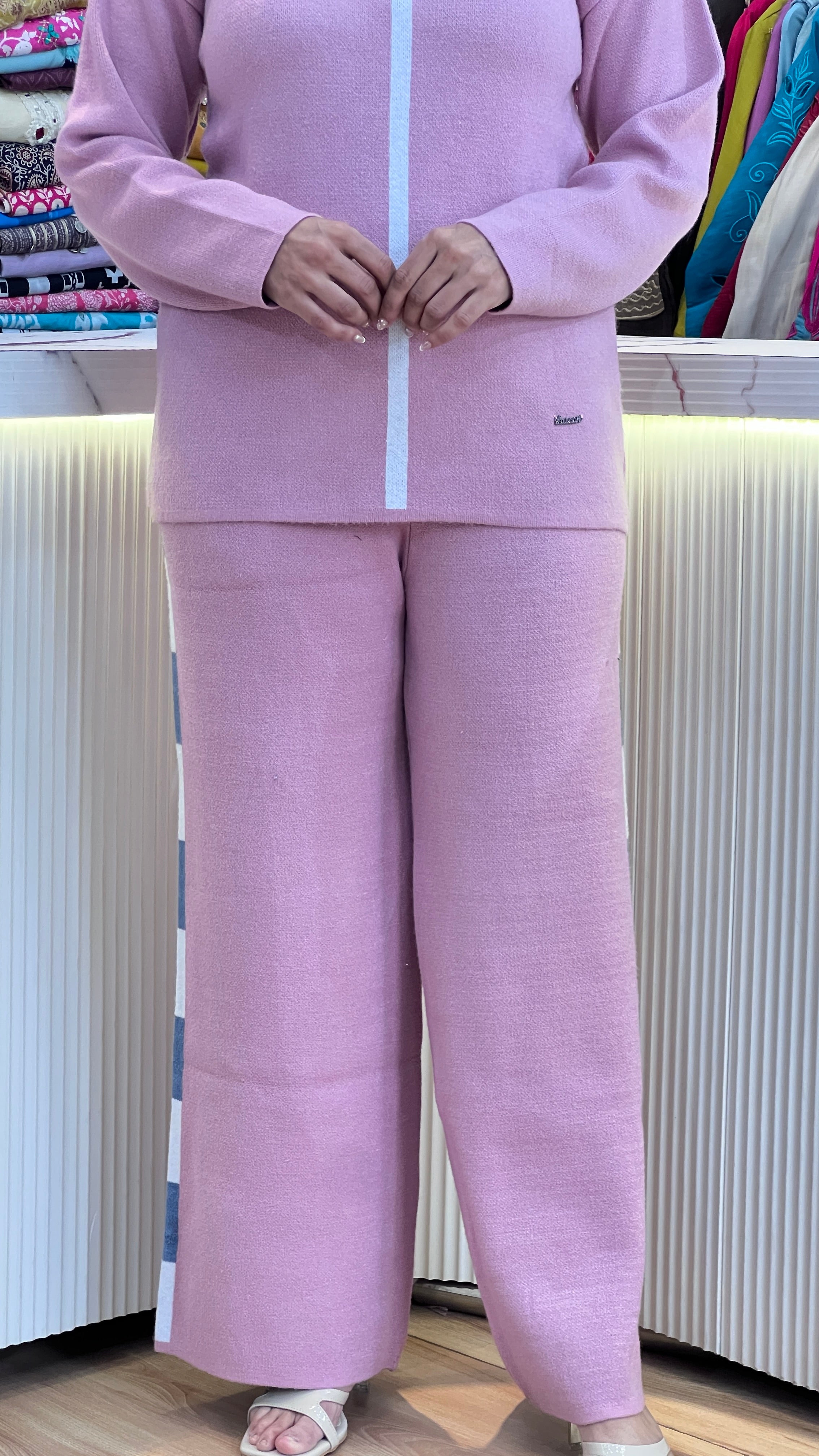 Premium knitted wool cord set ( rs lsn 967 )