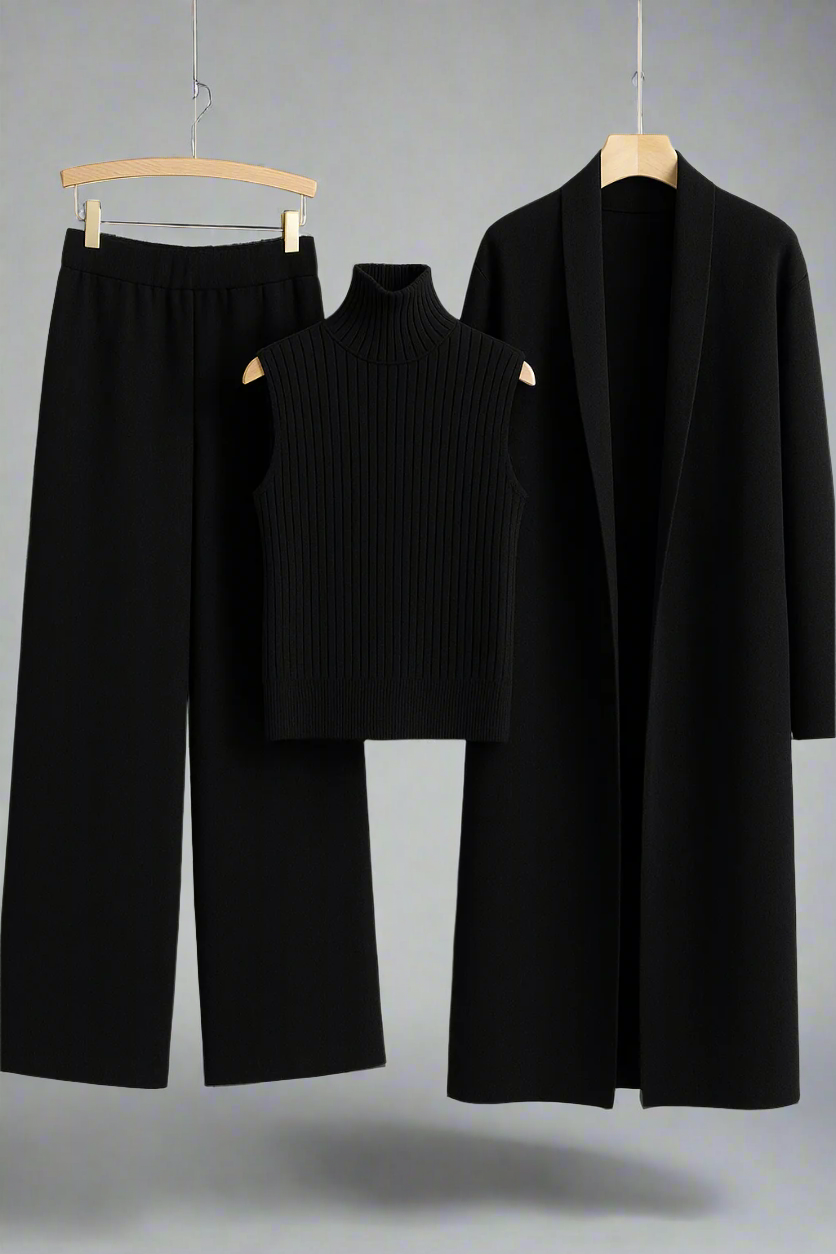 Long shrug 3 piece cord set