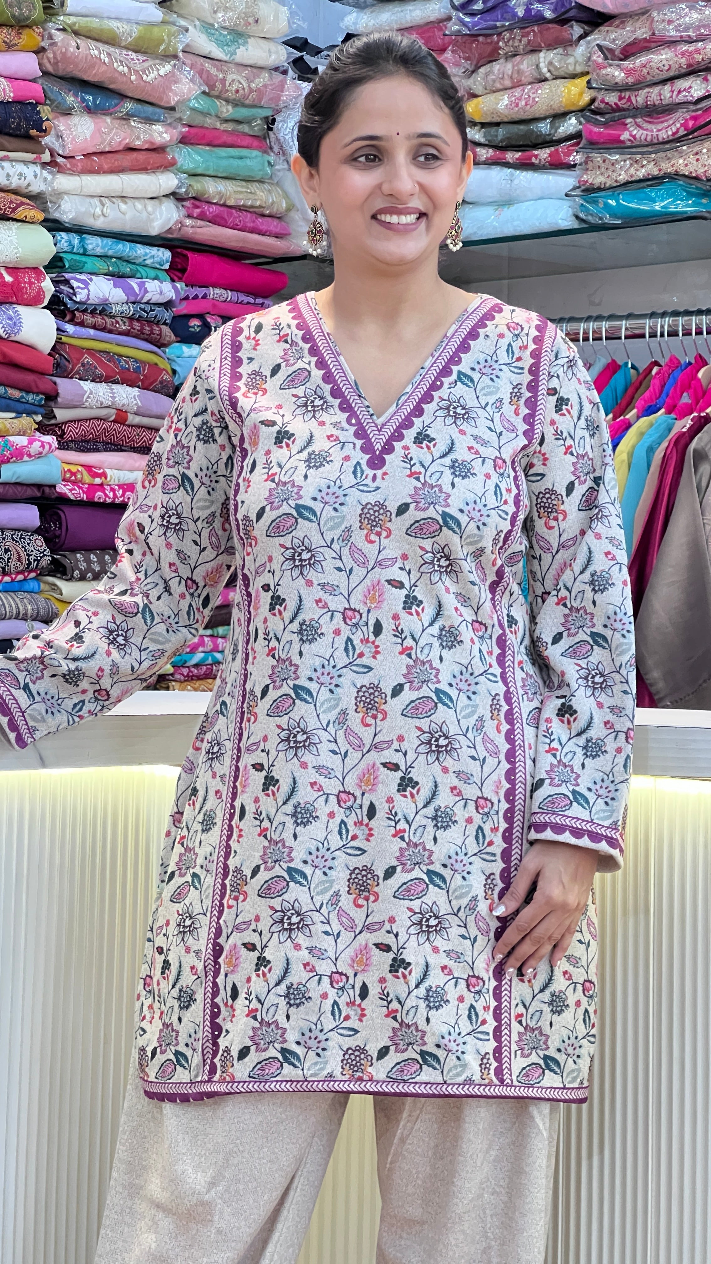 karachi wool farshi cord set ( 7033 )