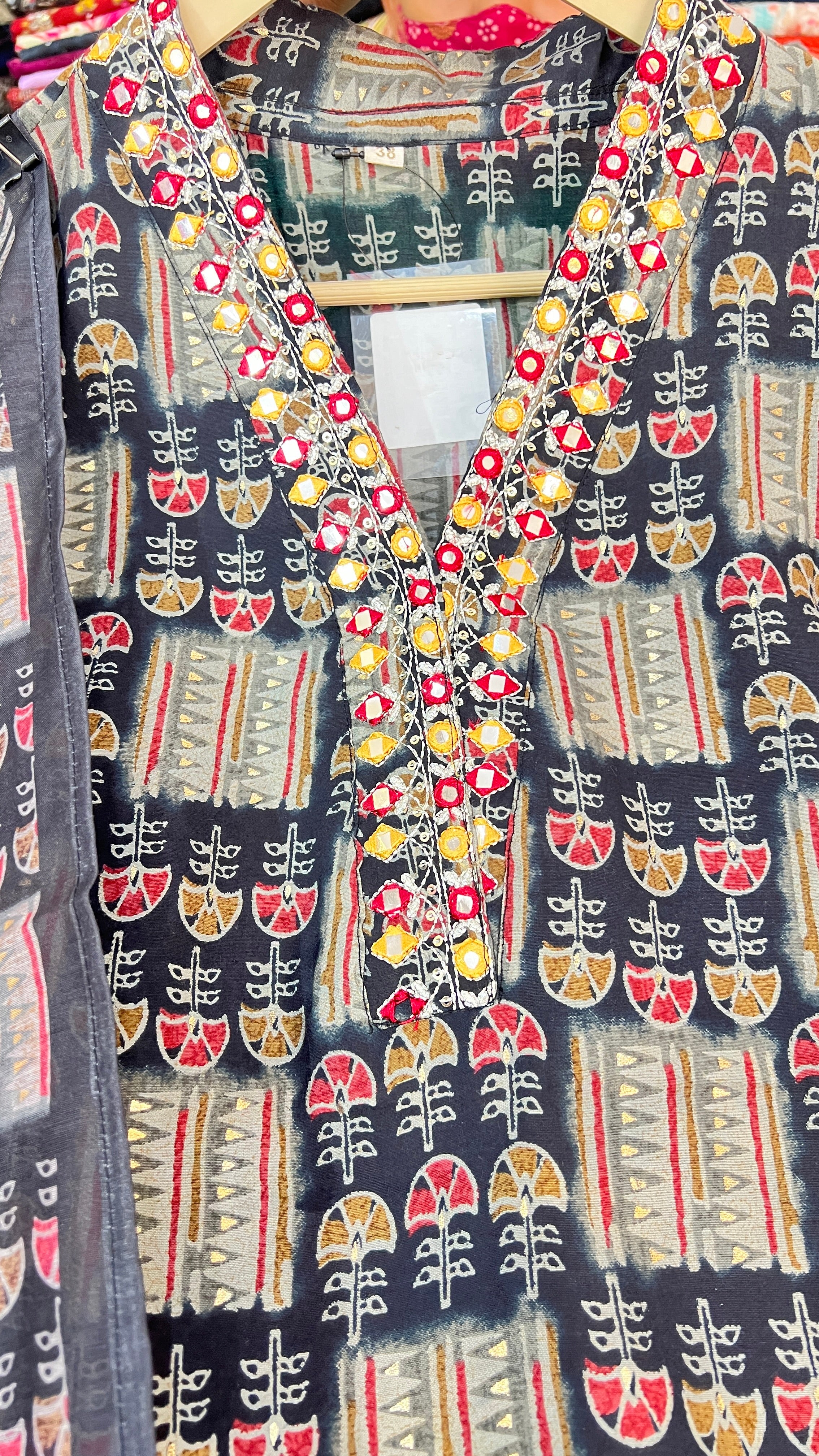 Arhi modal suit with digital dupatta