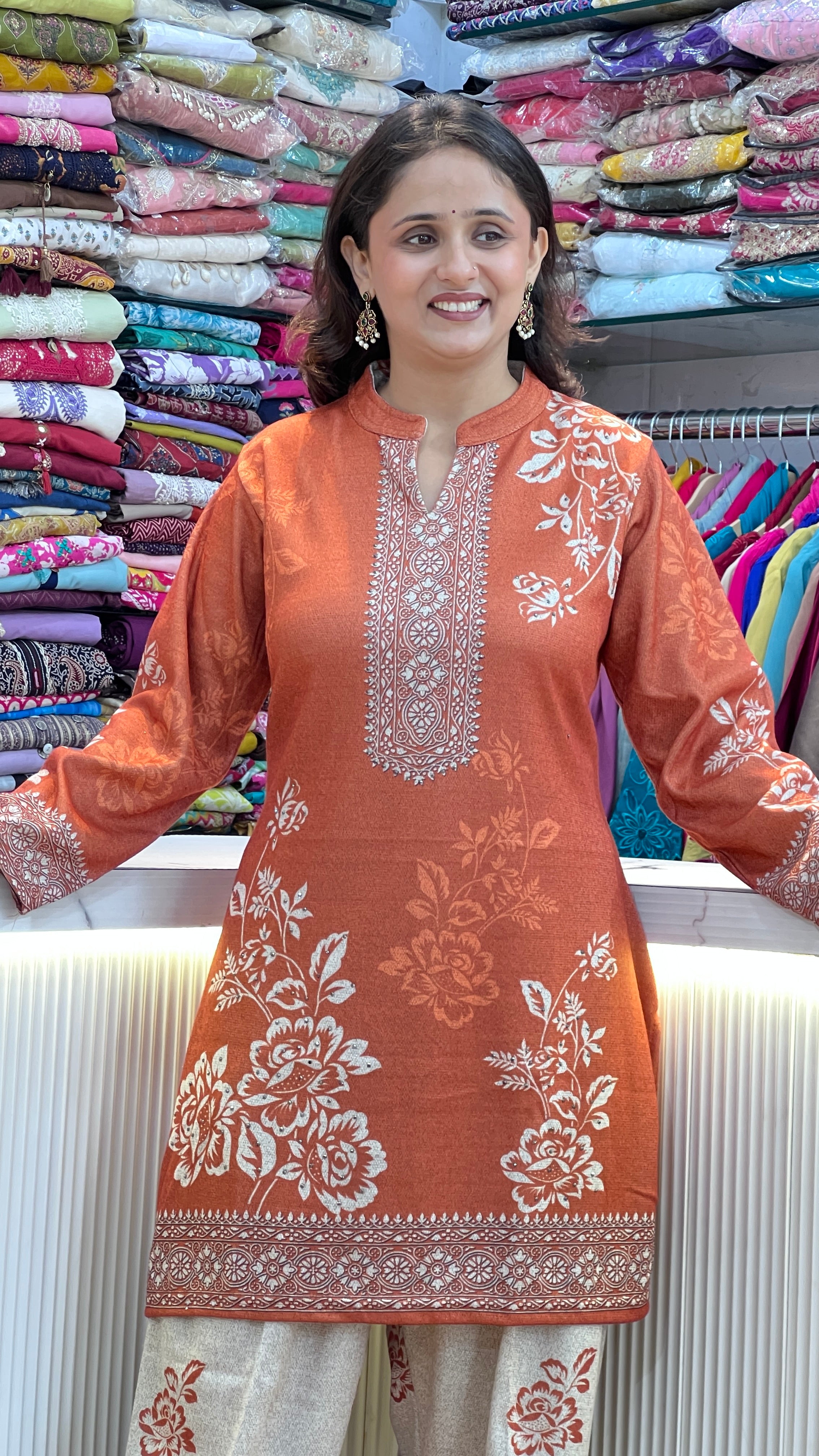 karachi wool farshi cord set ( 7036 )