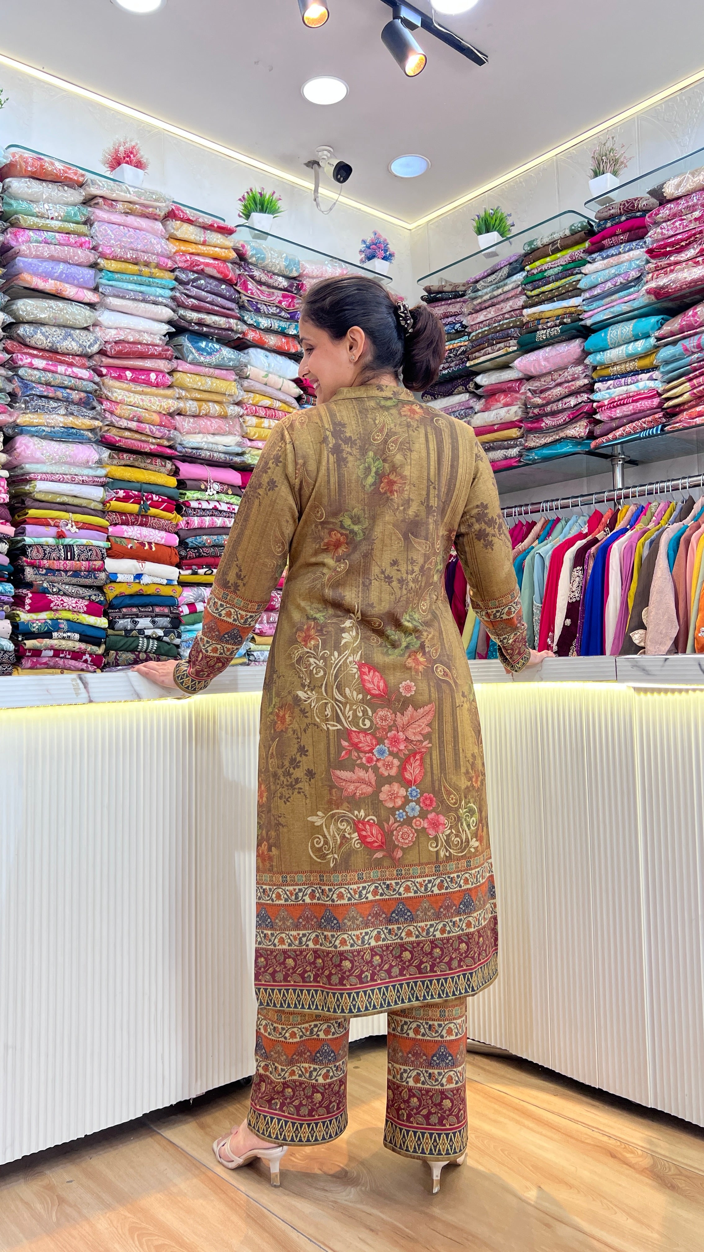 Premium Soft Wool Suit ( miss w 906 )