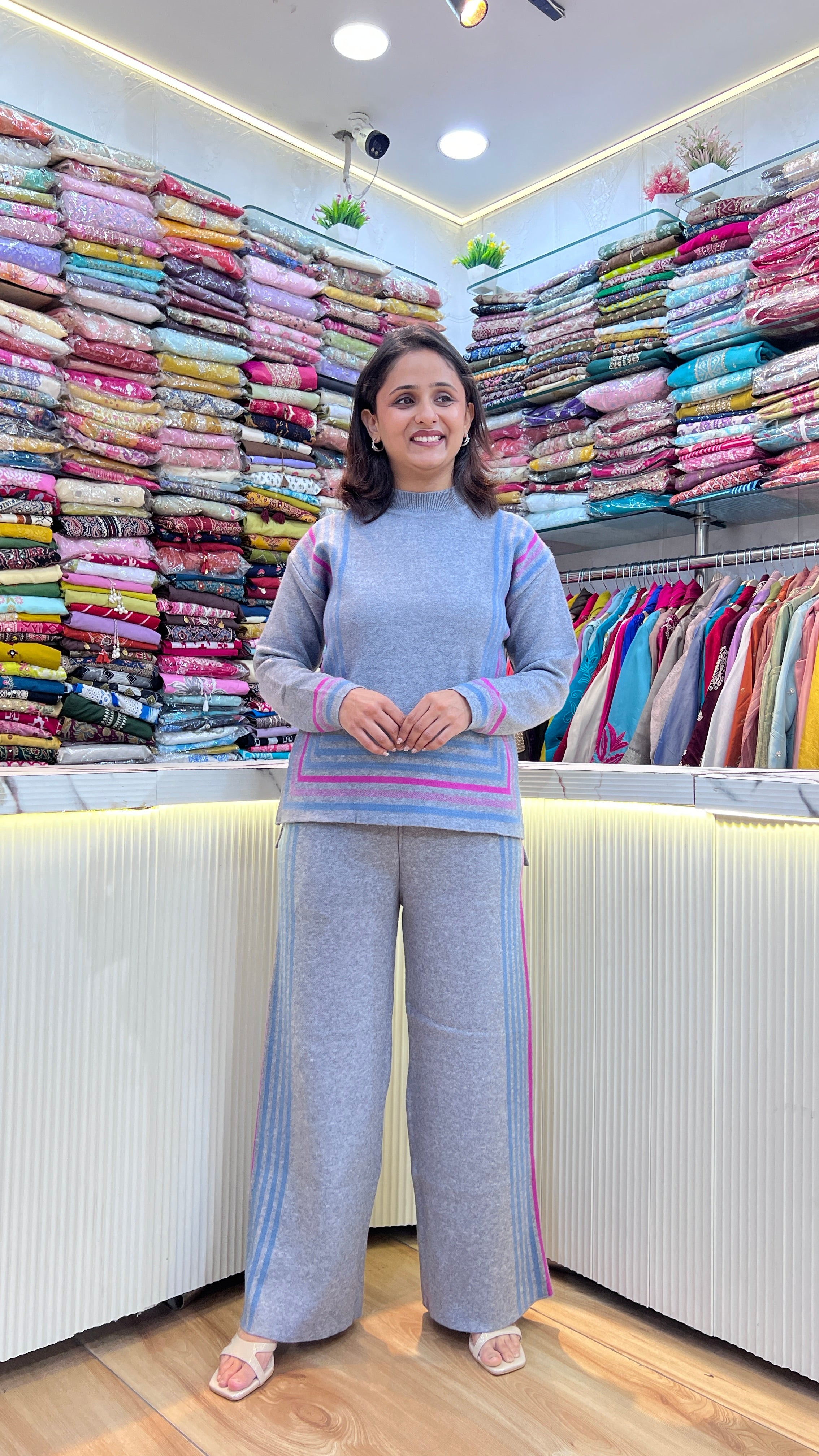 Premium Knitted Wool 2-Piece Co-ord Set ( rs lsn 167 )