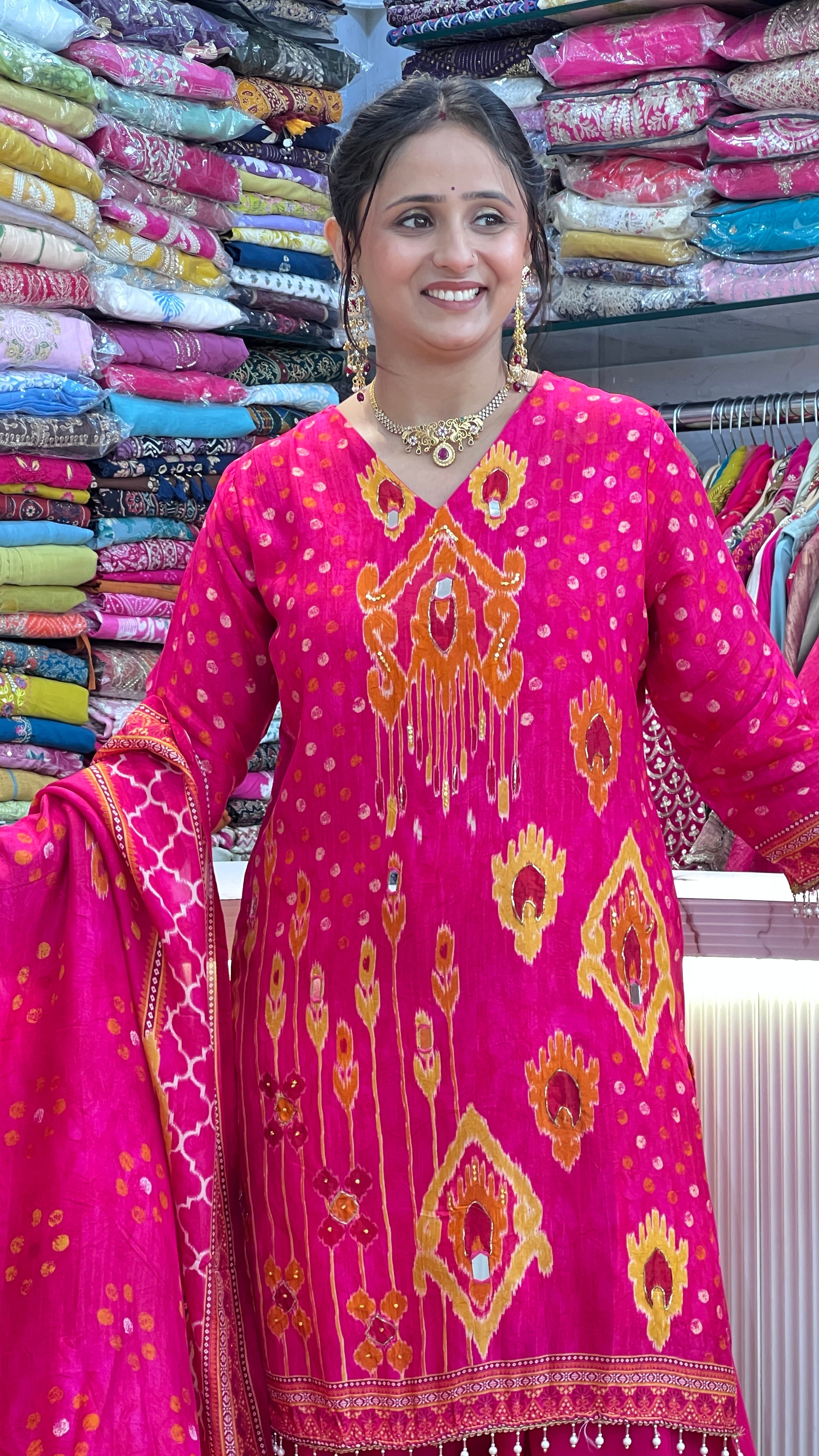 Premium silk farshi suit ( st 2667 )