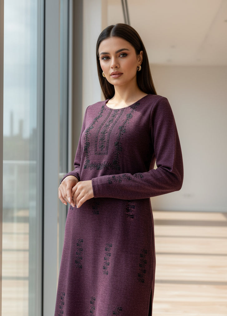 Heavy knitted woolen suit (5507)