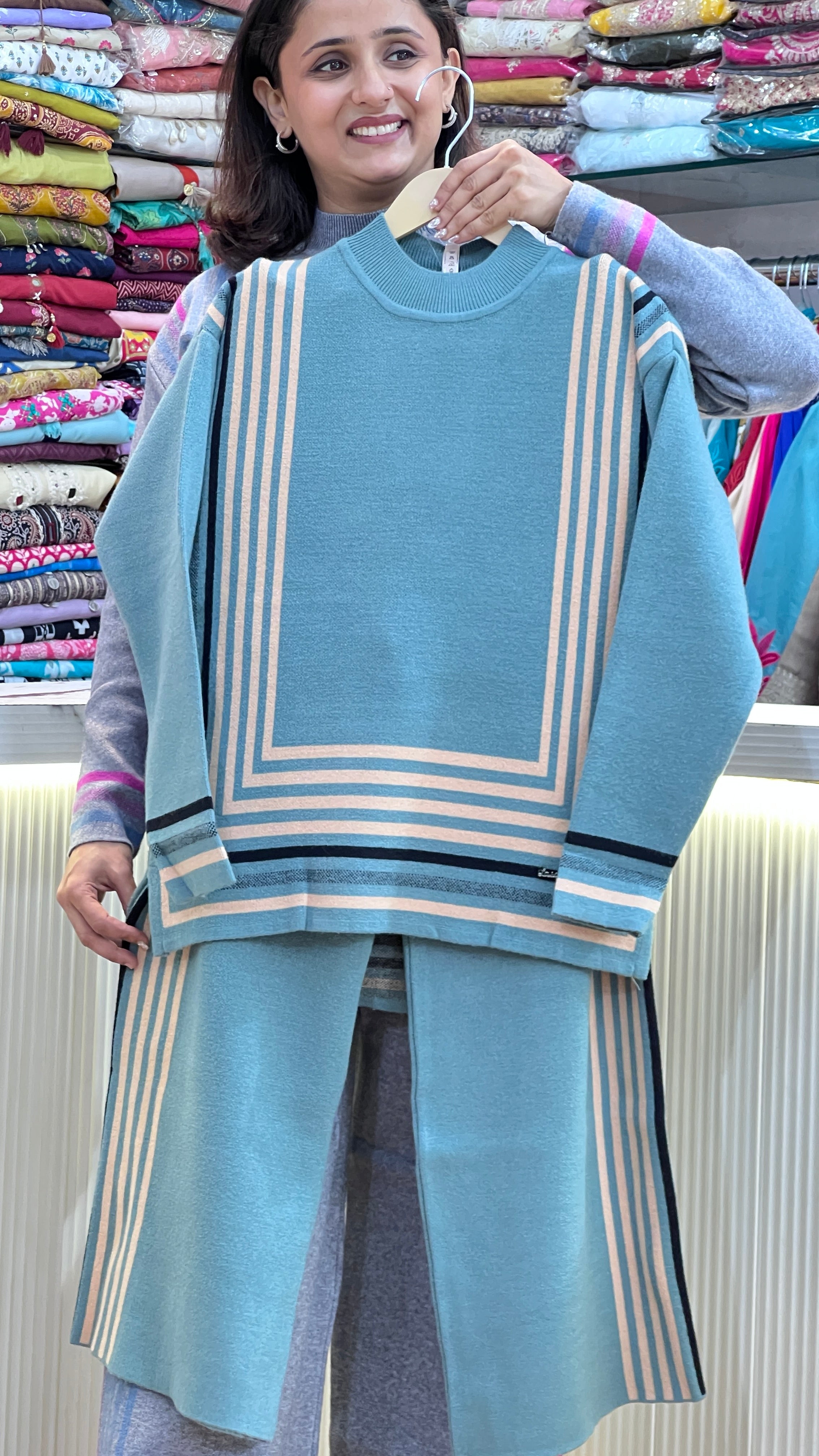 Premium Knitted Wool 2-Piece Co-ord Set ( rs lsn 167 )