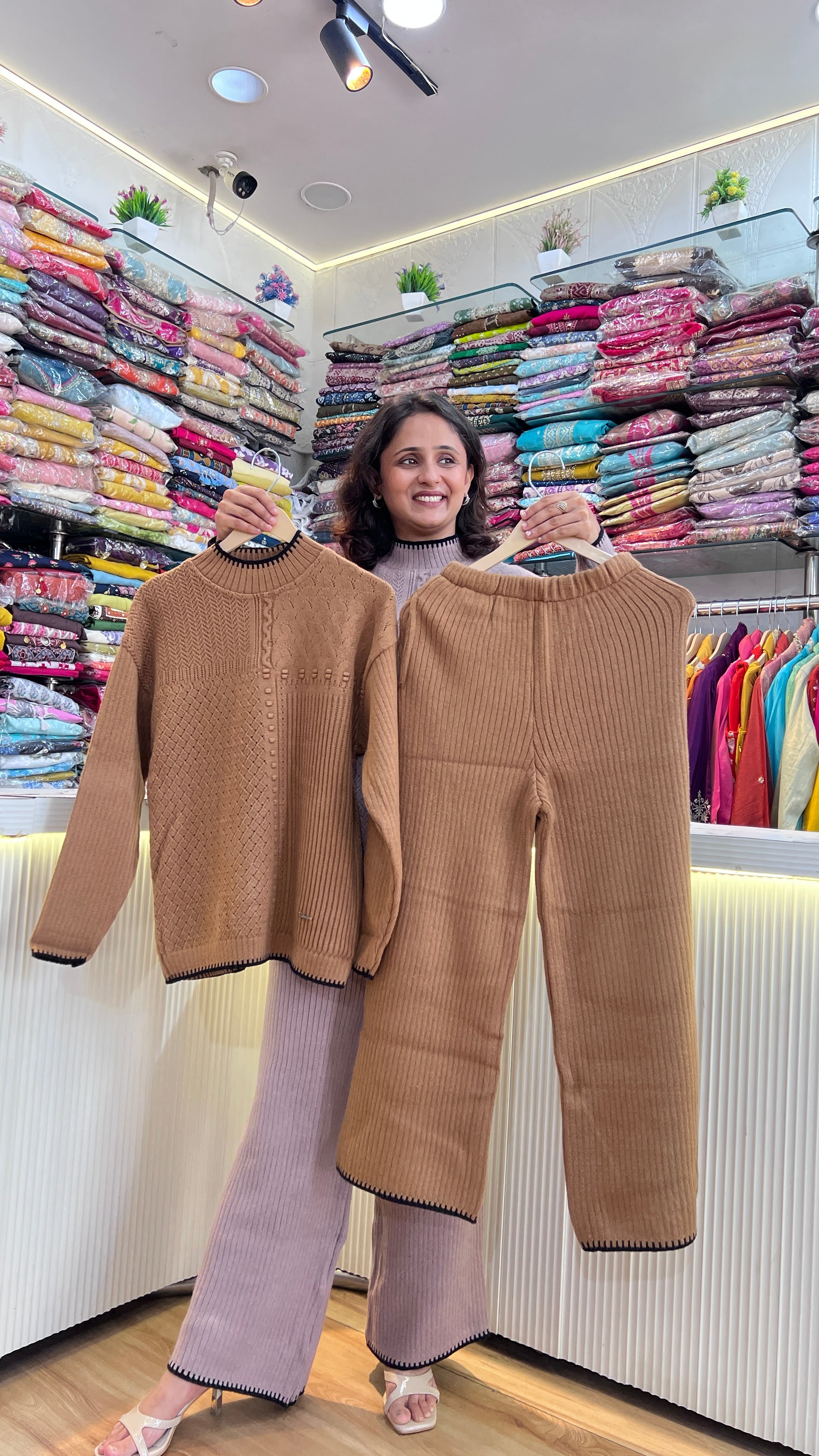 Premium Knitted Wool Co-Ord Set ( rs lsn 367 )