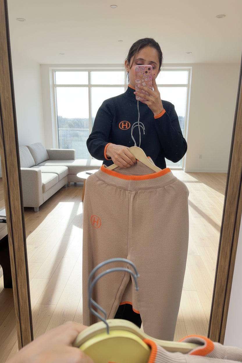 H premium wool cord set