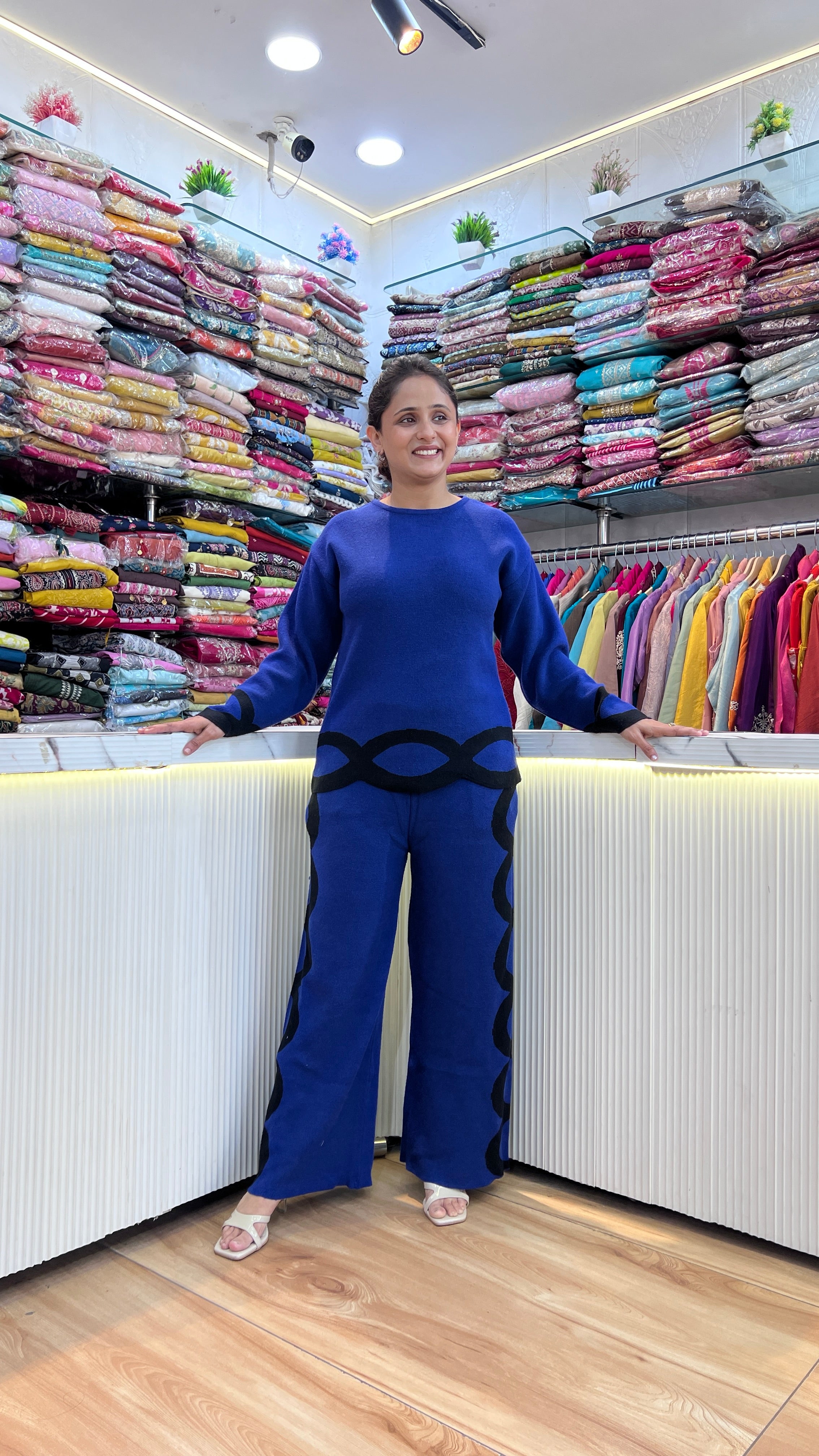 Premium knitted wool cord set ( rs lsn 1767 )