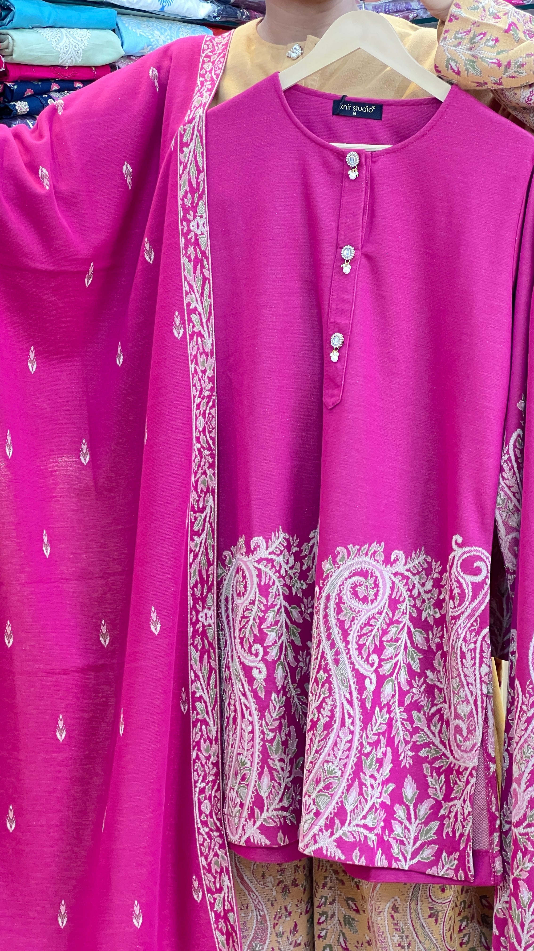 Premium knitted wool sharara suit ( ktn 8226 )