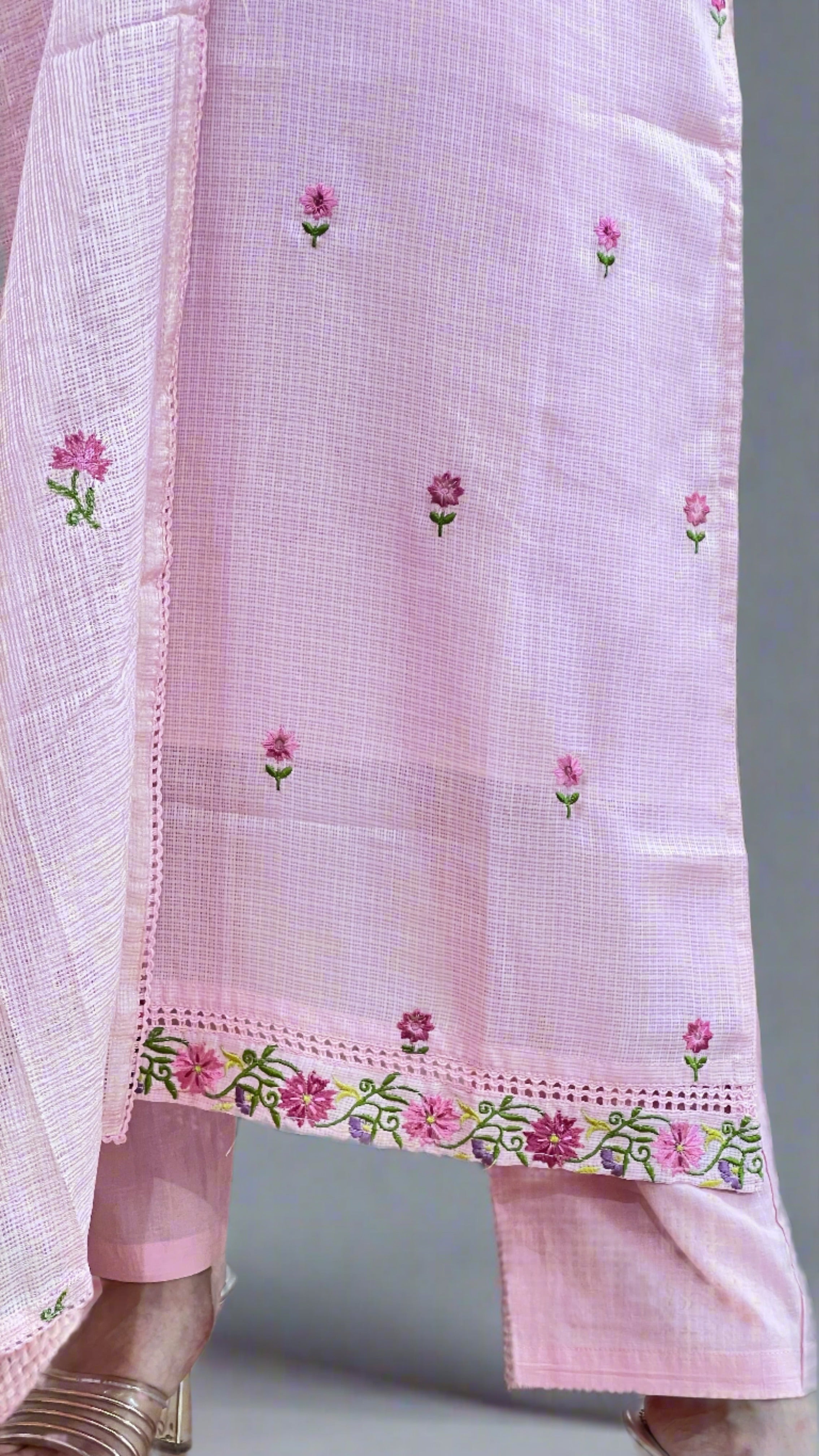 Kotta doria suit ( pure cotton )