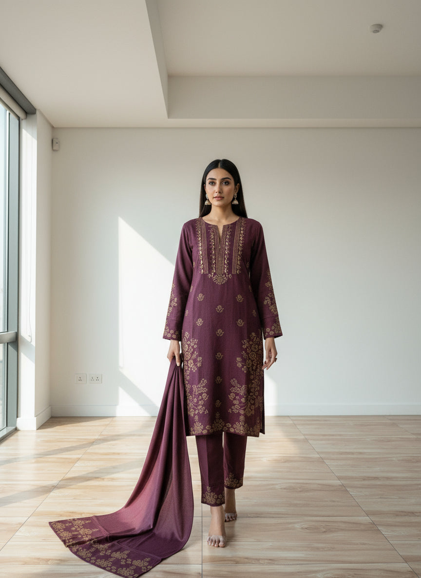 Heavy knitted Woolen suit (5309)