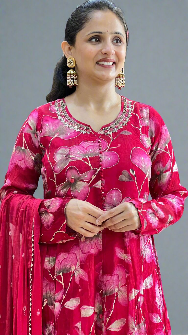 Chinon Anarkali suit