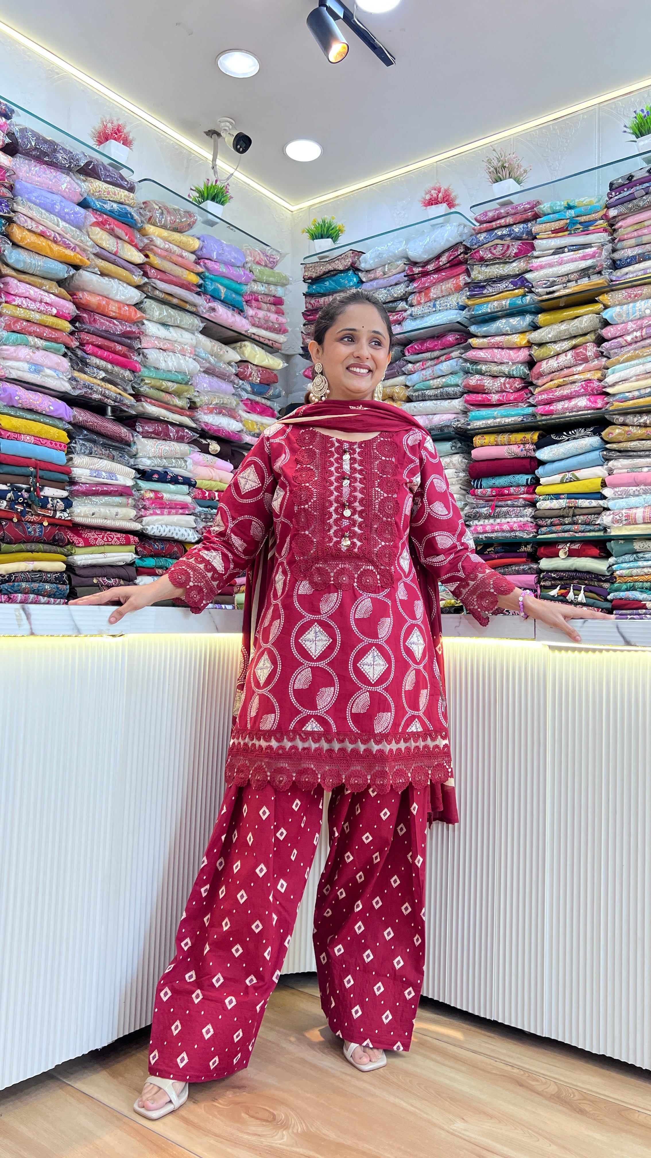 Premium cotton farshi suit ( tj 28867 )