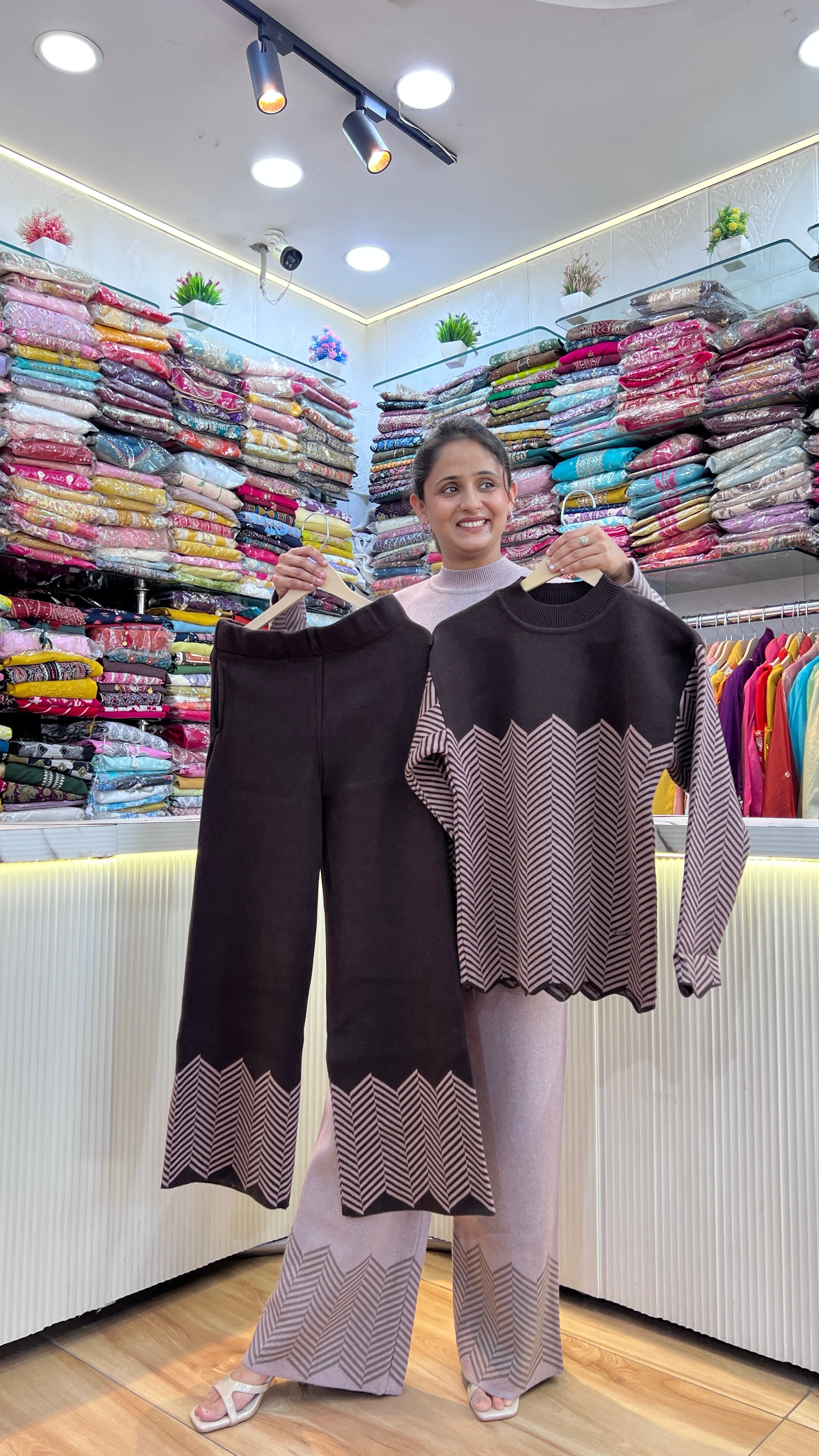 Premium Knitted Wool Co-Ord Set ( rs lsn 667 )