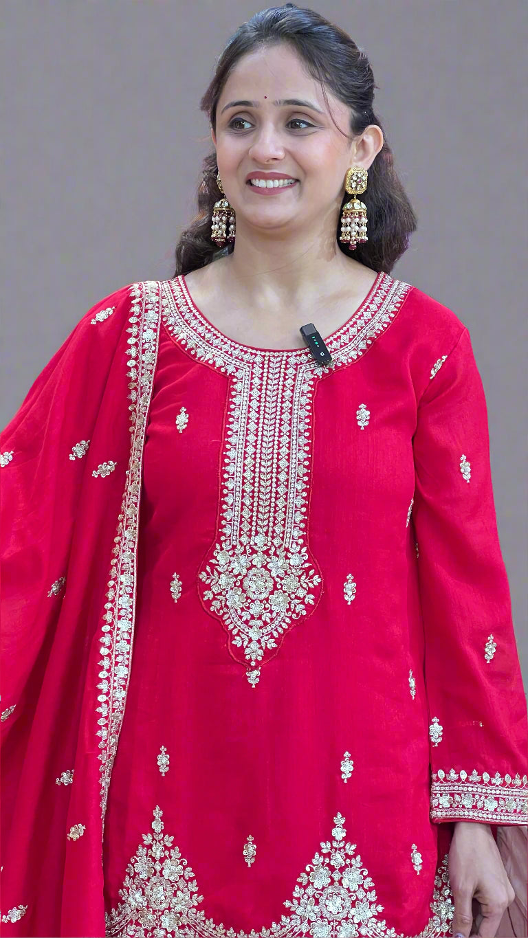 Karva special suit ( chinon fabric )