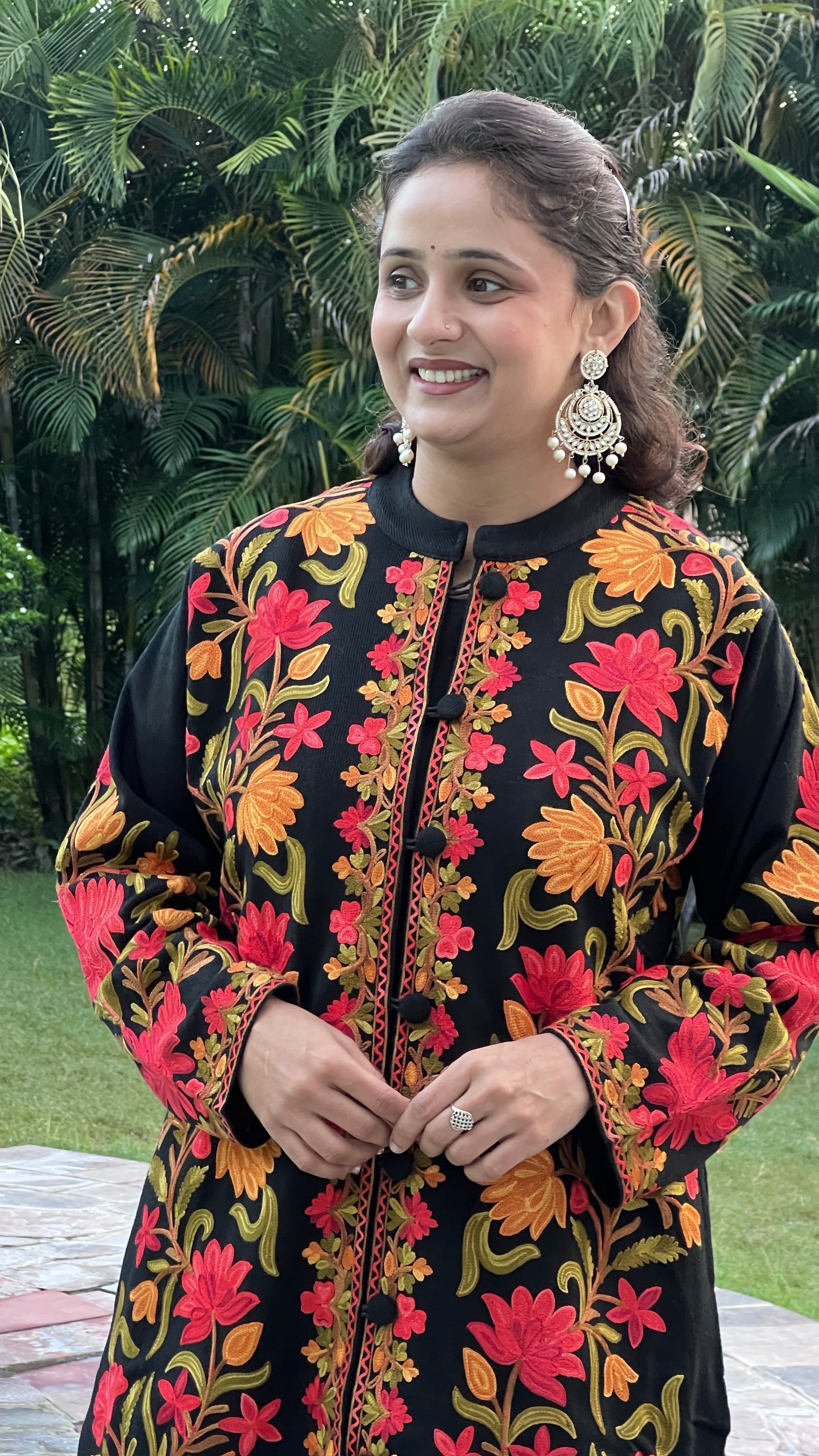 Premium daffodil long shrug 3pcs set ( rs sa 4052 )