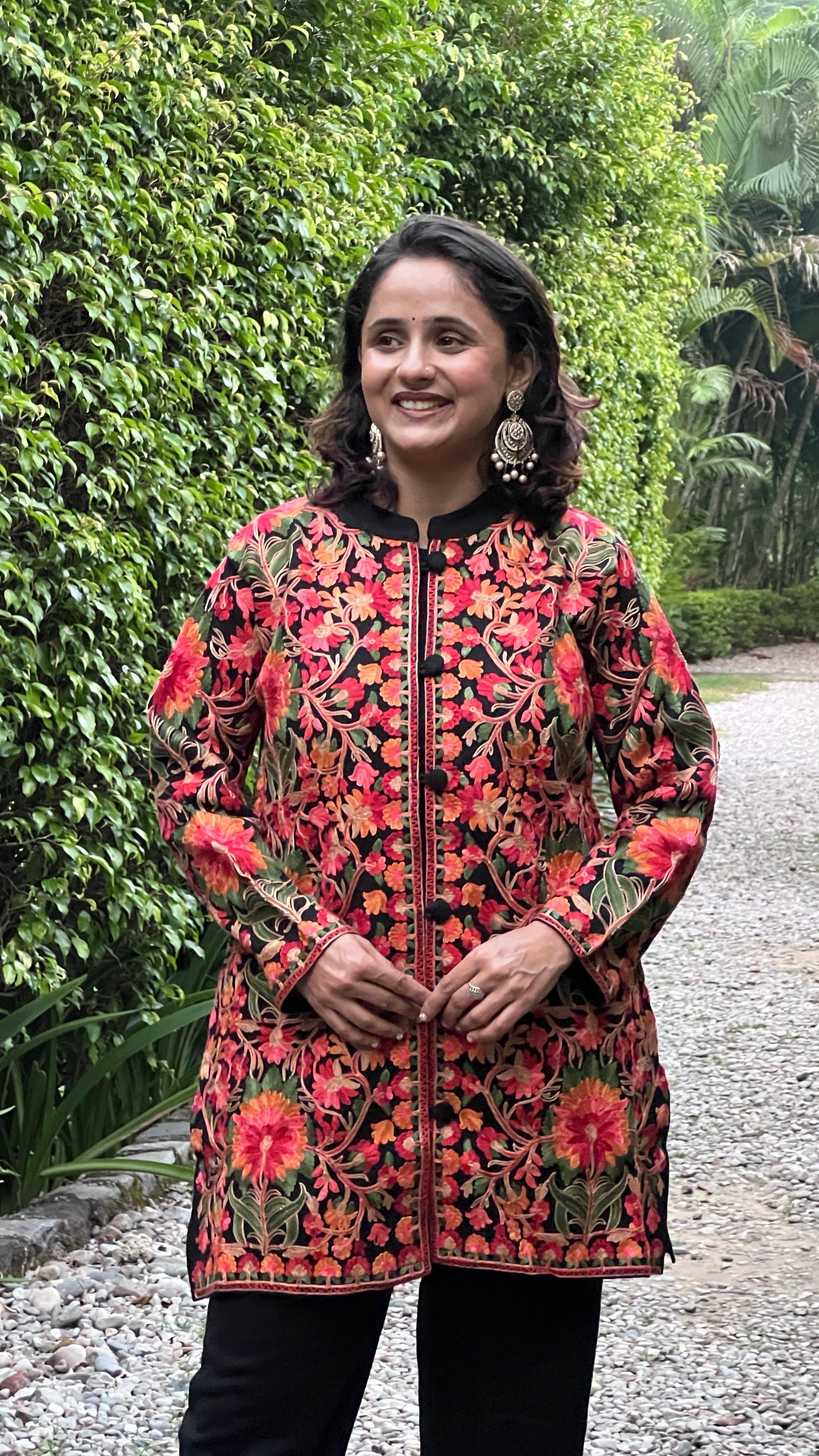 Premium daffodil embroidered 3 pcs cord set ( rs sa 7004 )