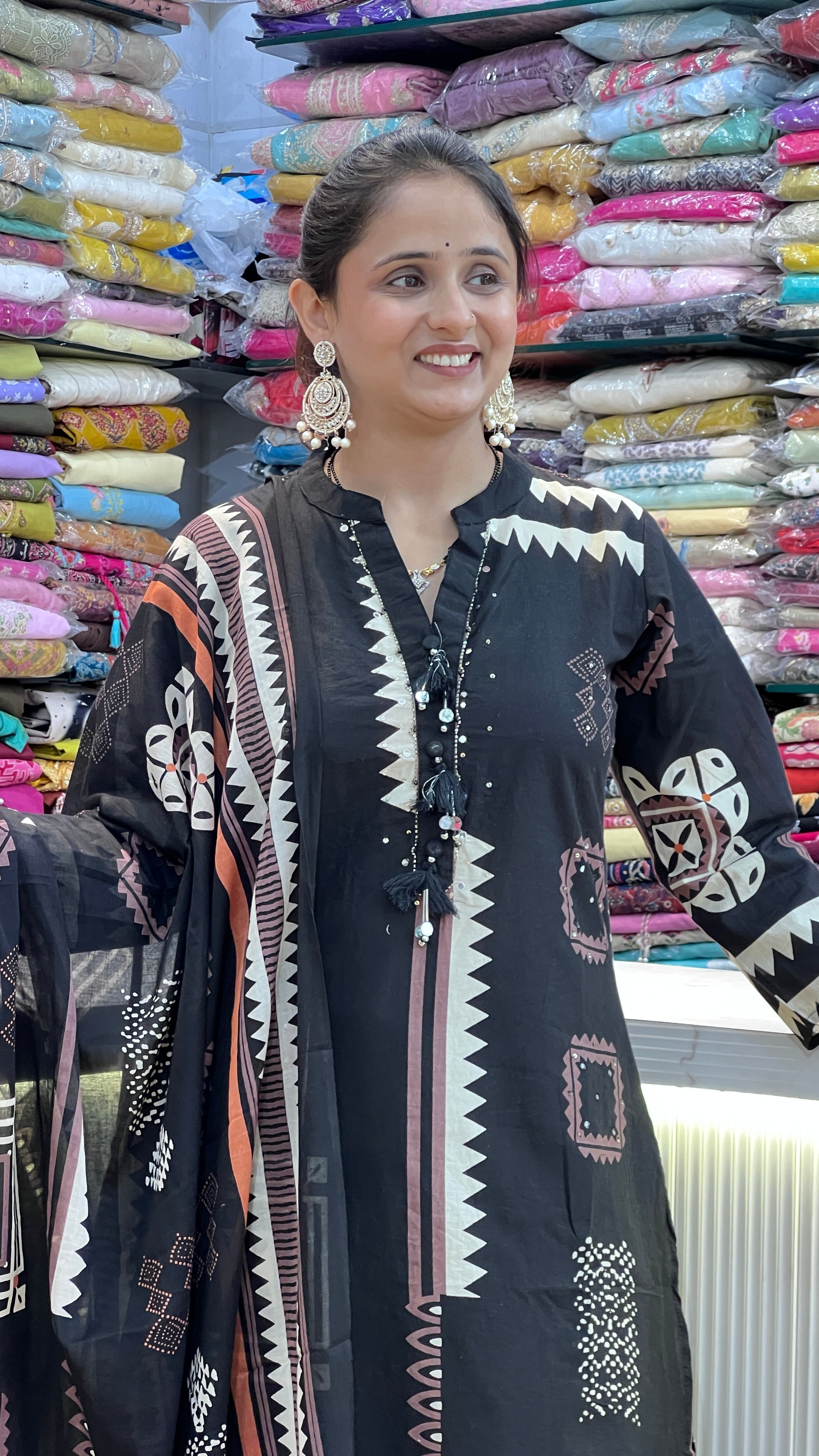 Pure cotton designer suit ( si 9767 )