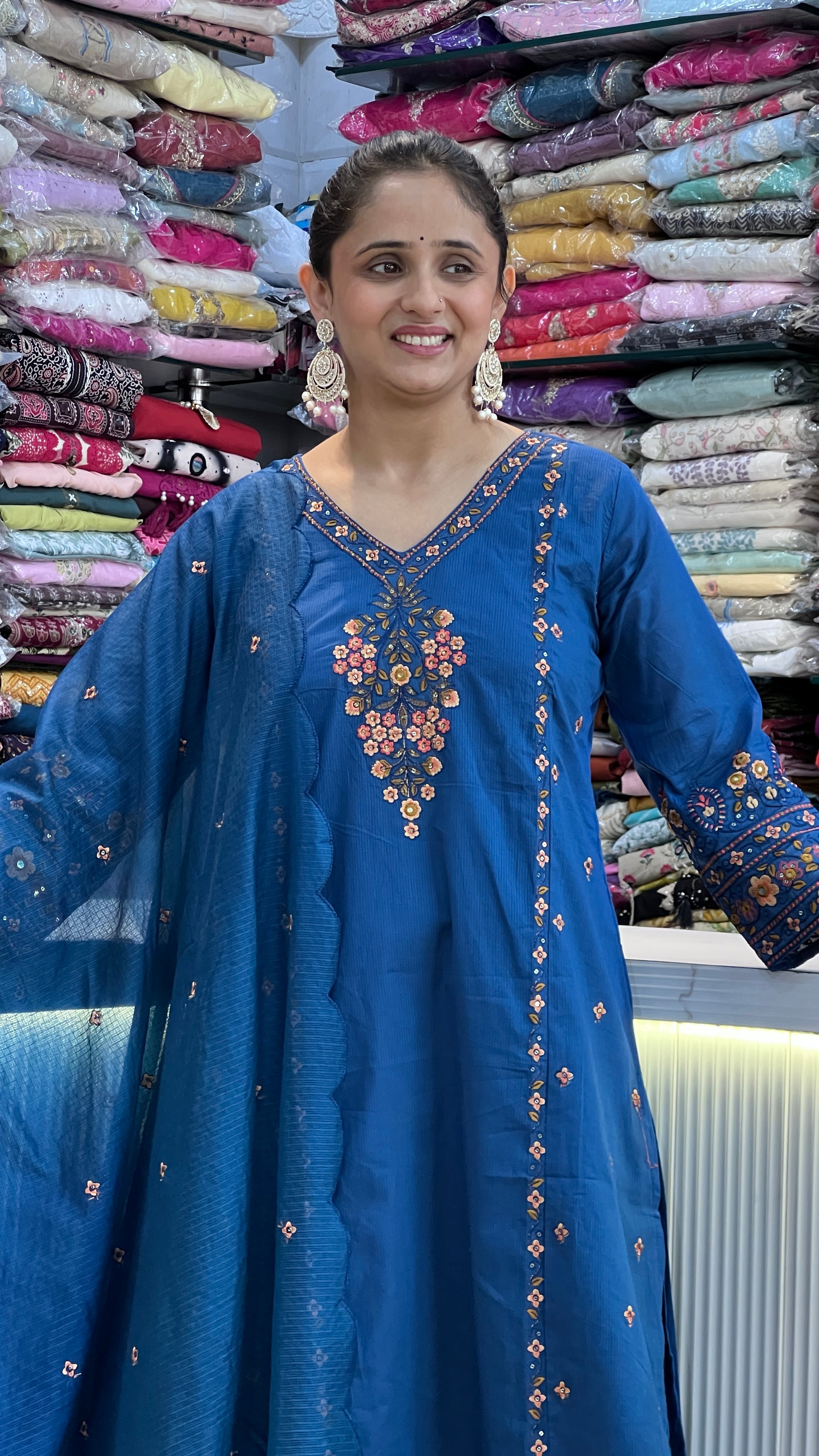 Premium mul cotton suit ( tj 28467 )