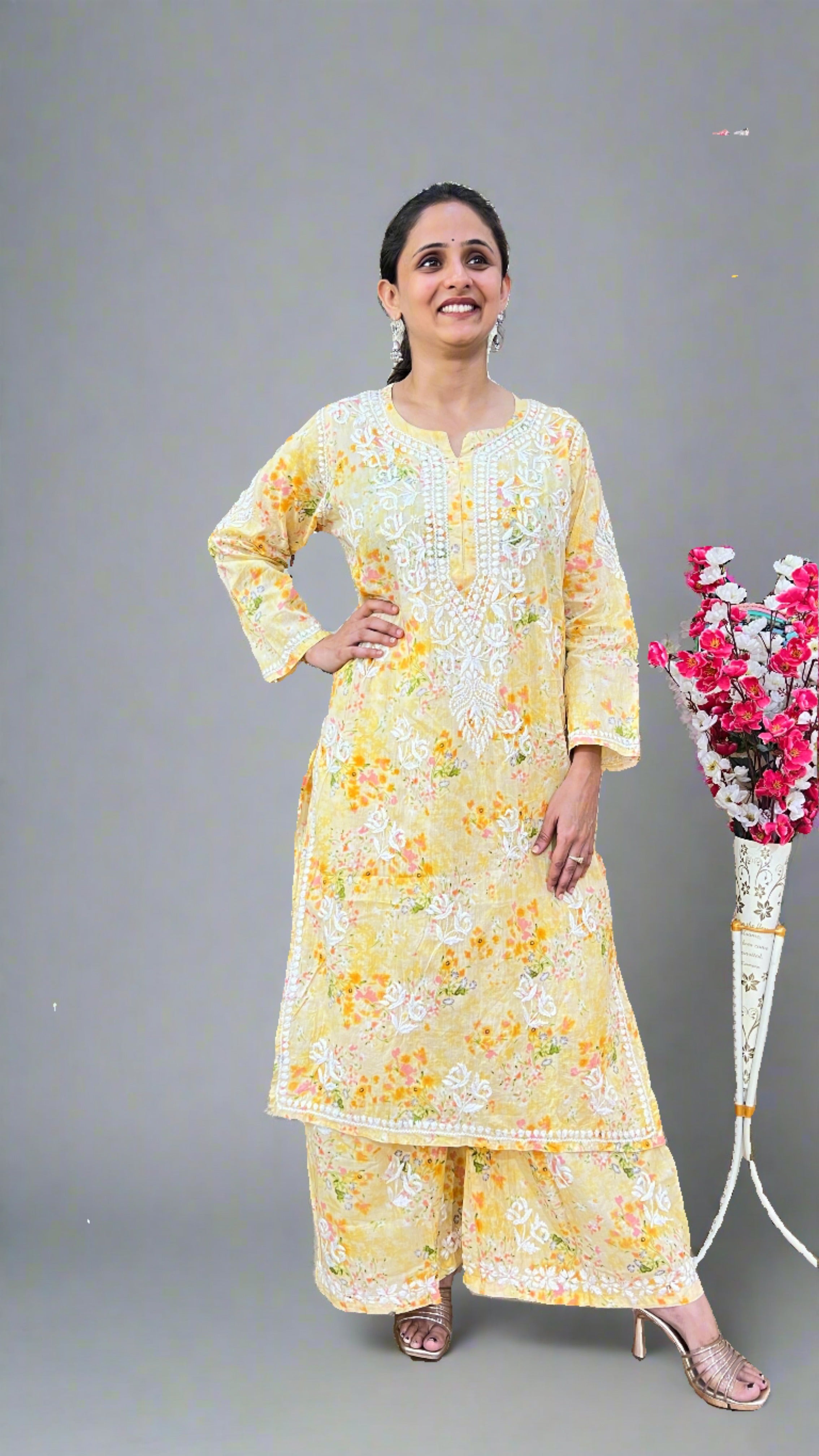 Lakhnavi mul cotton set