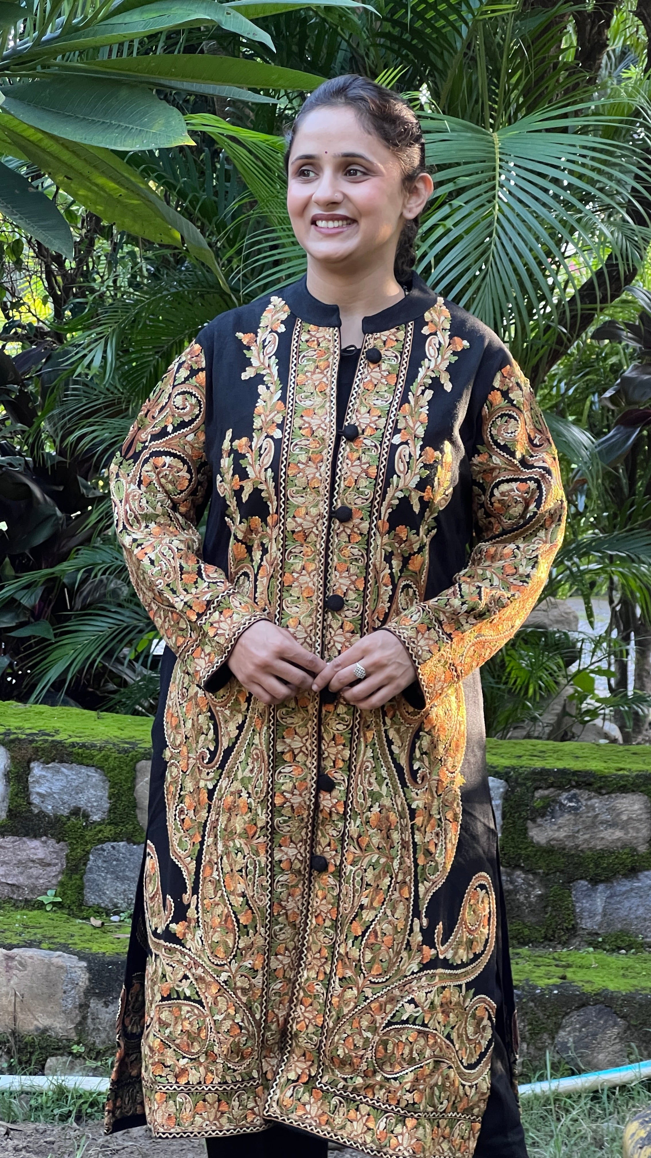 Premium 3-Piece All-Over Embroidered Shrug Set ( rs sa 4051 )