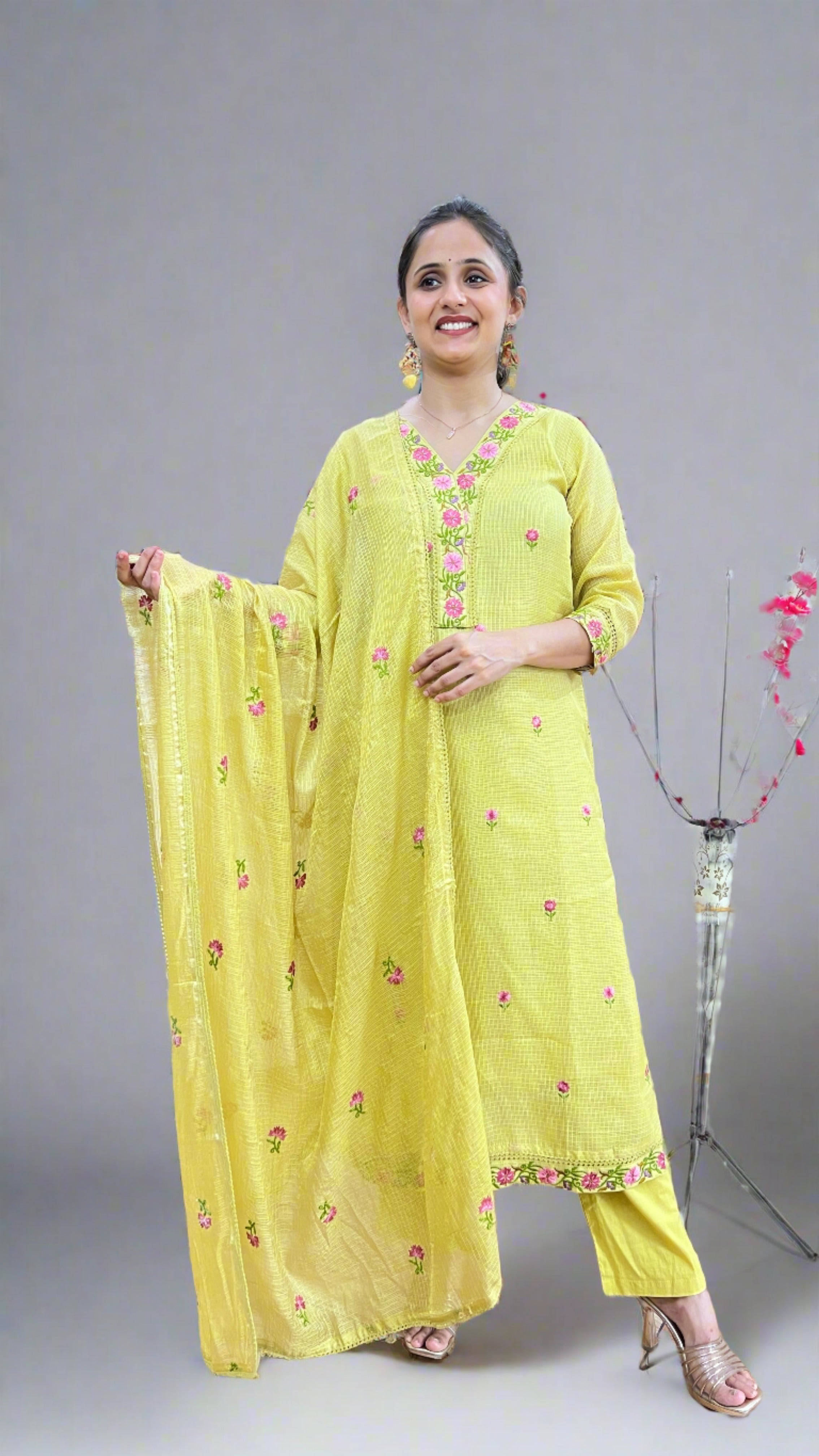 Kotta doria suit ( pure cotton )