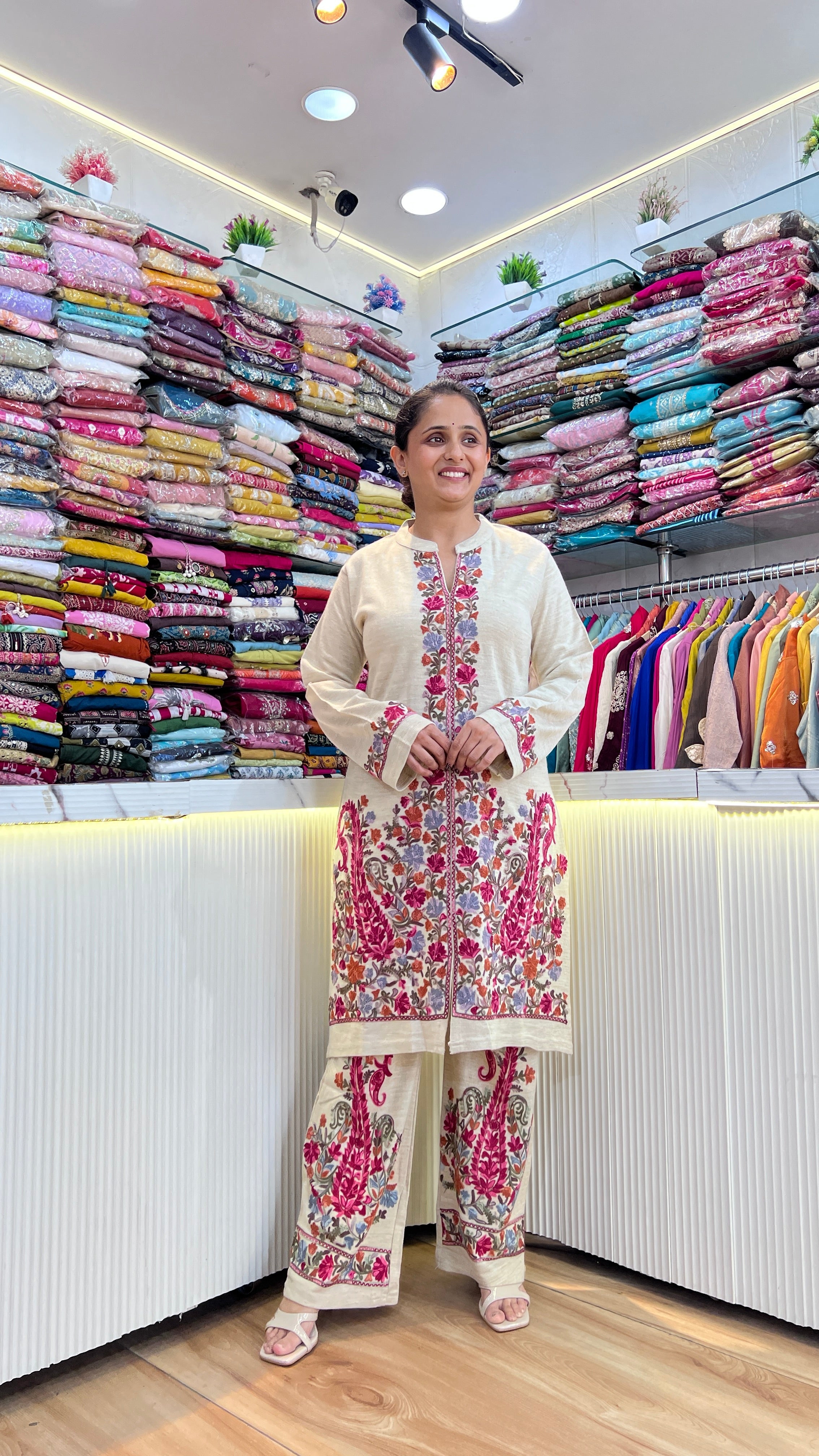 Pure daffodil kashmiri cord ( sb hm 1551 )