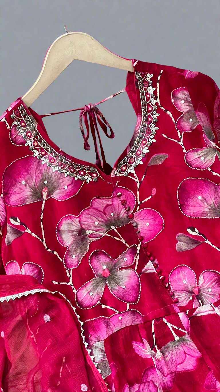 Chinon Anarkali suit