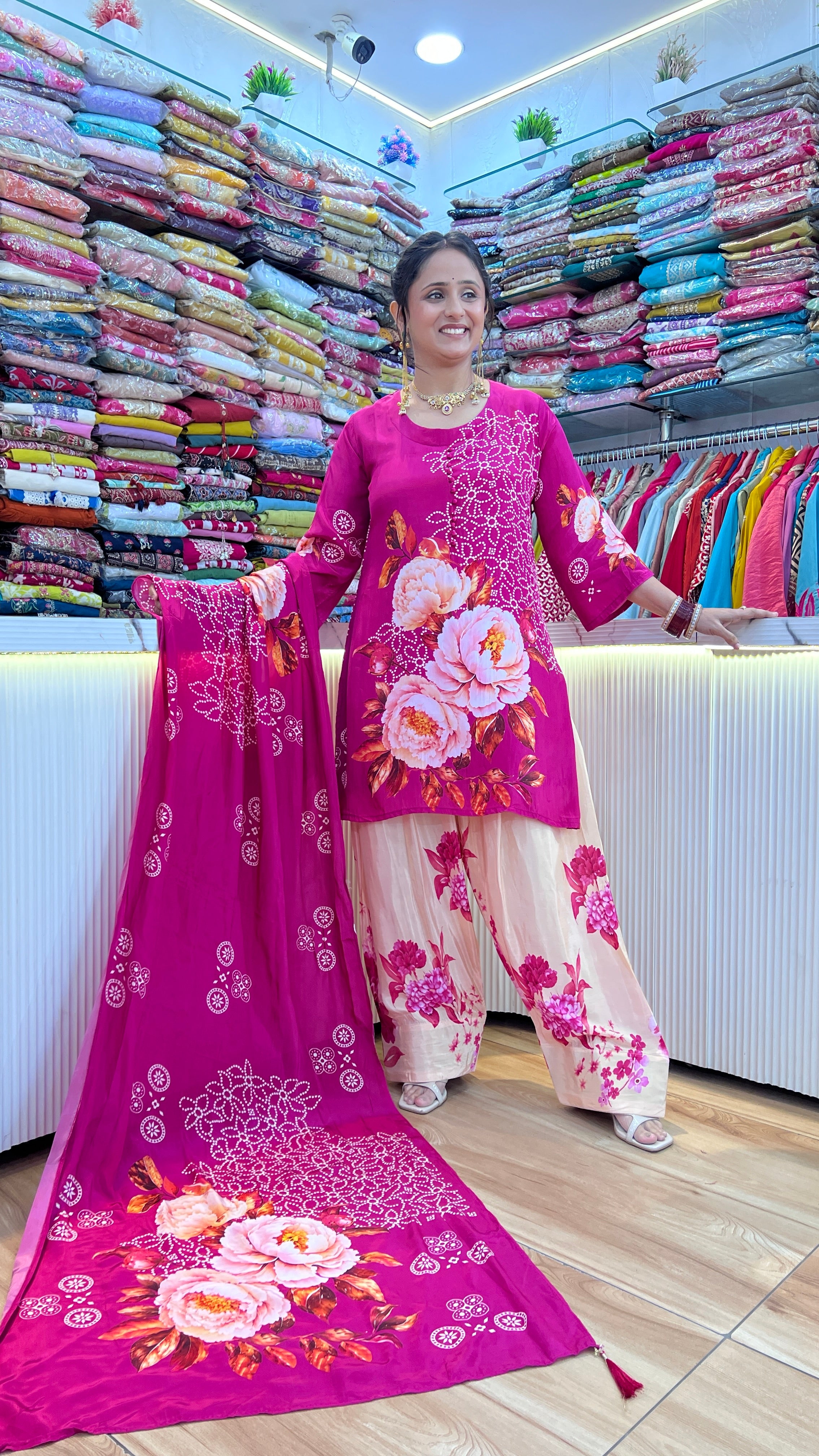 Pure crape digital farshi suit ( st 2867 )