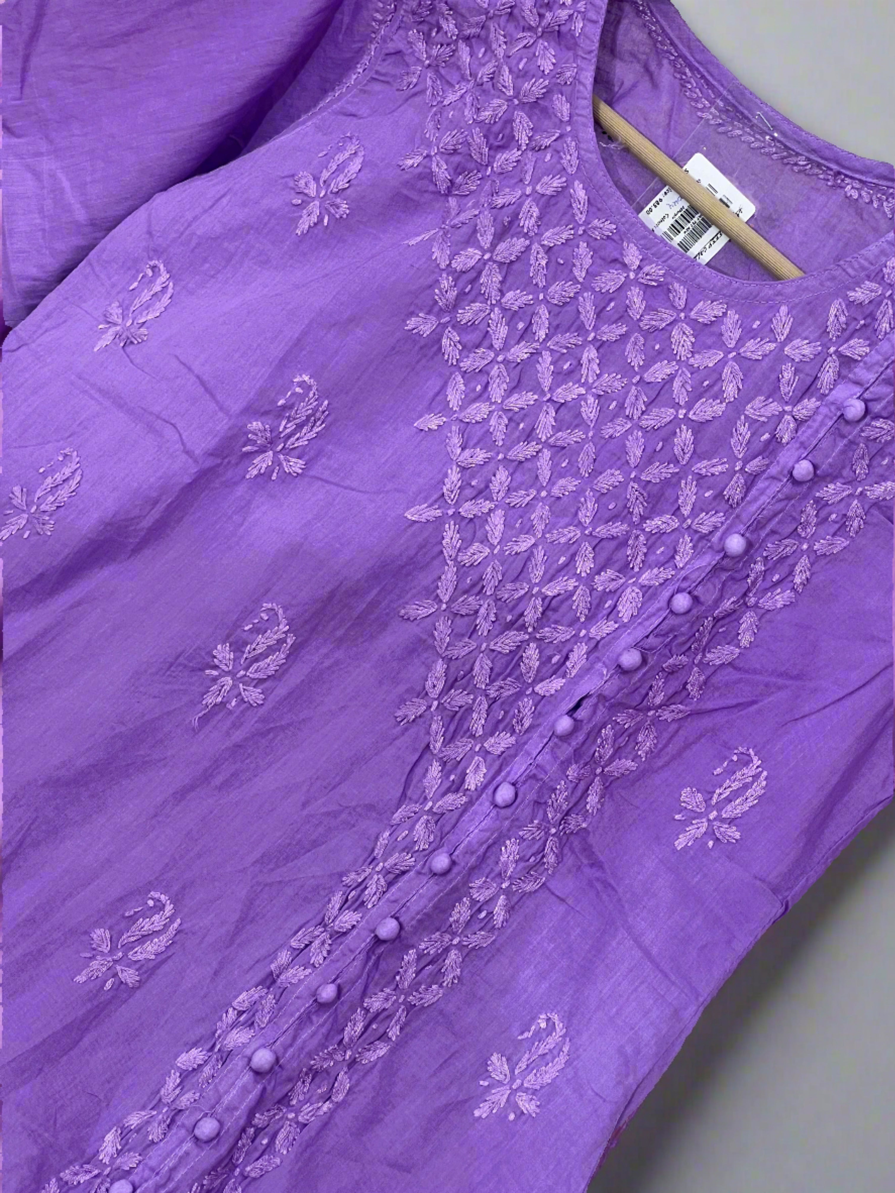 Chikankari short kurta