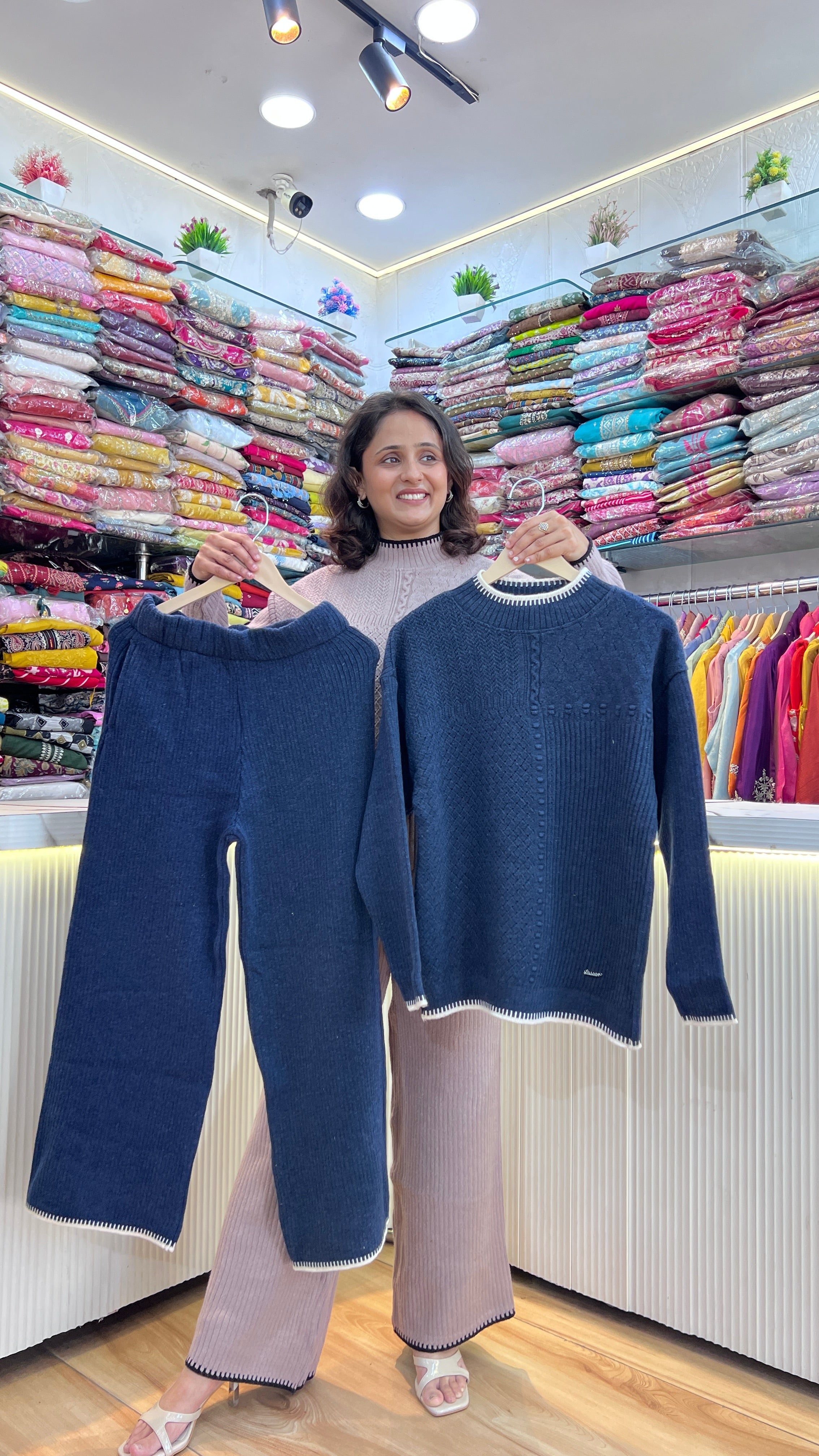Premium Knitted Wool Co-Ord Set ( rs lsn 367 )