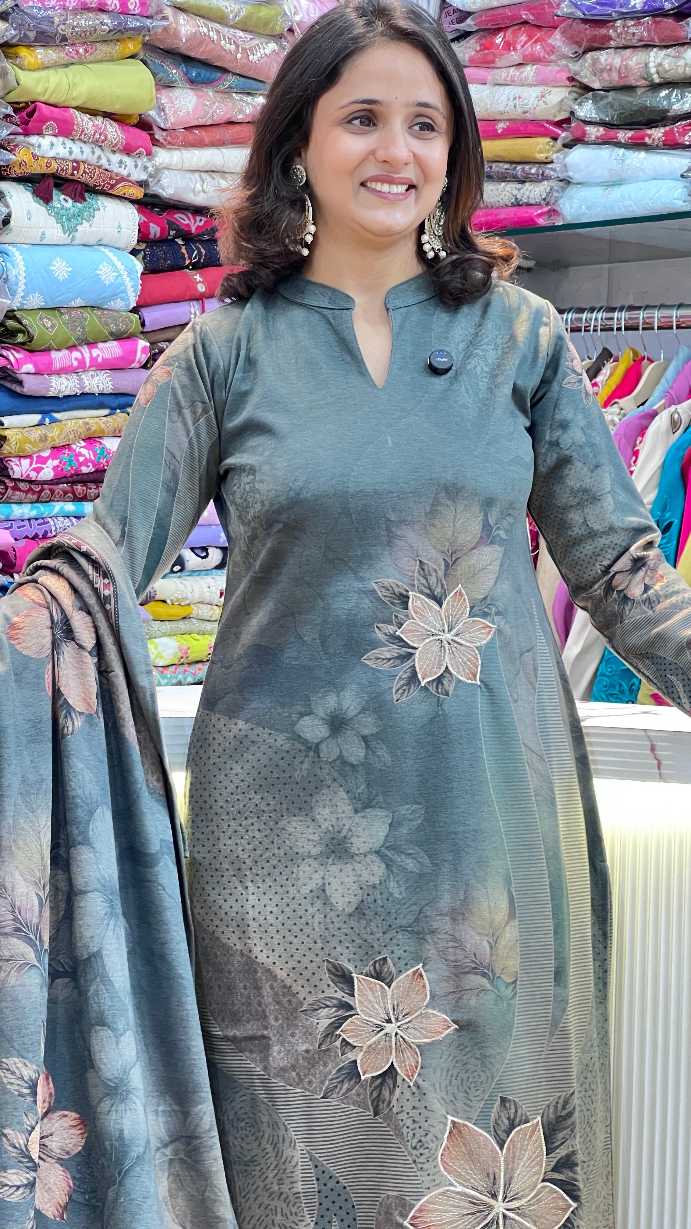 Premium soft wool suit ( miss 1073 )