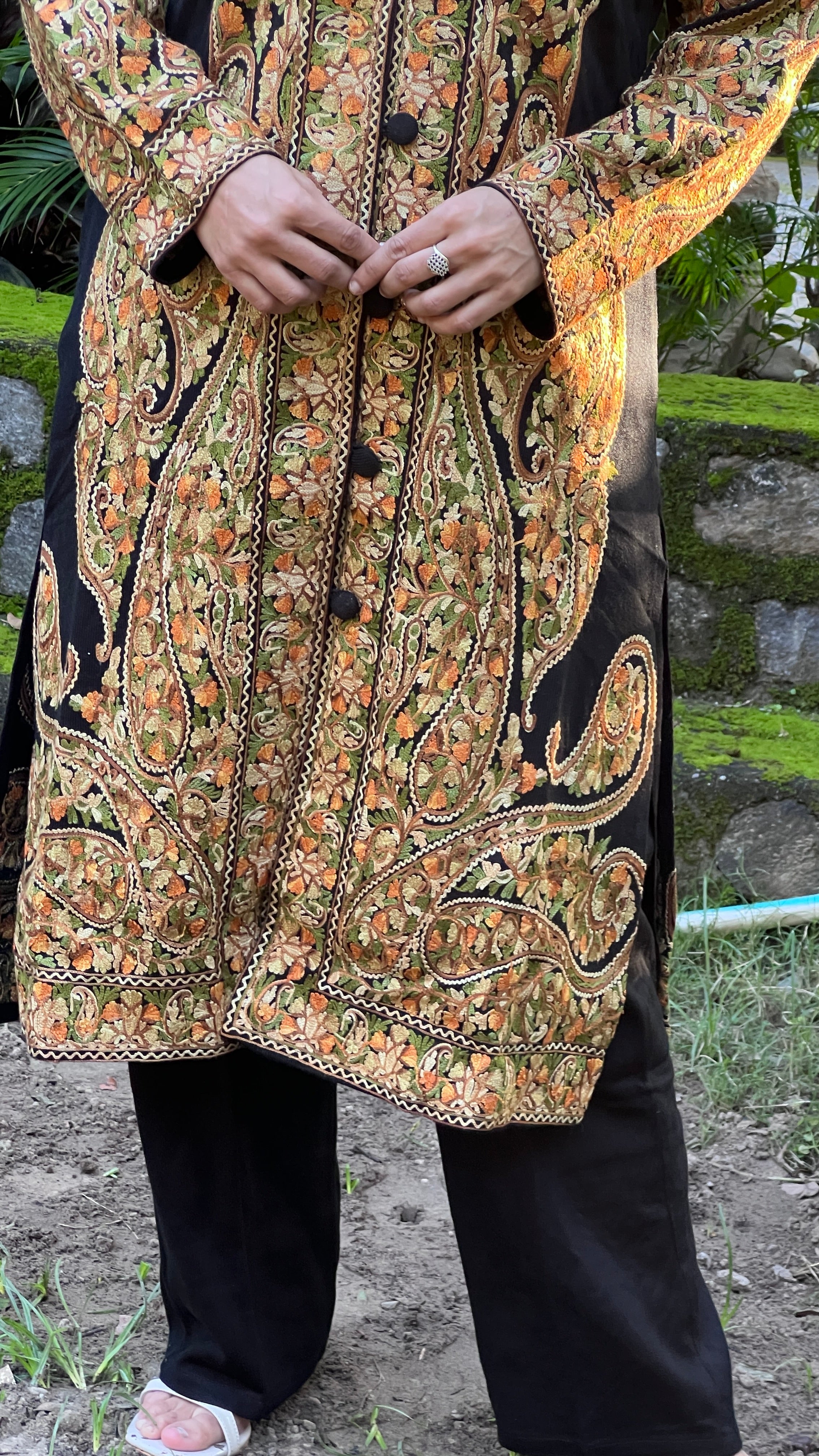 Premium 3-Piece All-Over Embroidered Shrug Set ( rs sa 4051 )