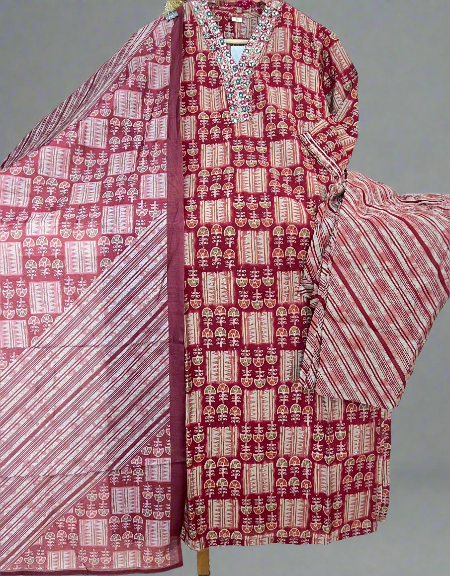 Arhi modal suit with digital dupatta