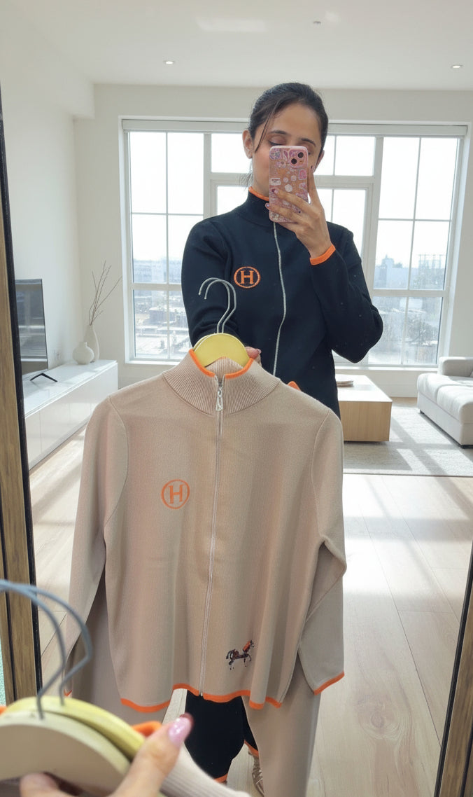 H premium wool cord set