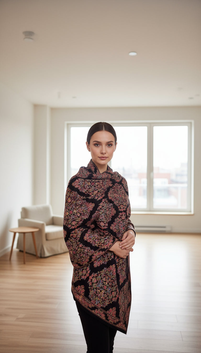 Premium wool kashmiri weaving stole (1861)